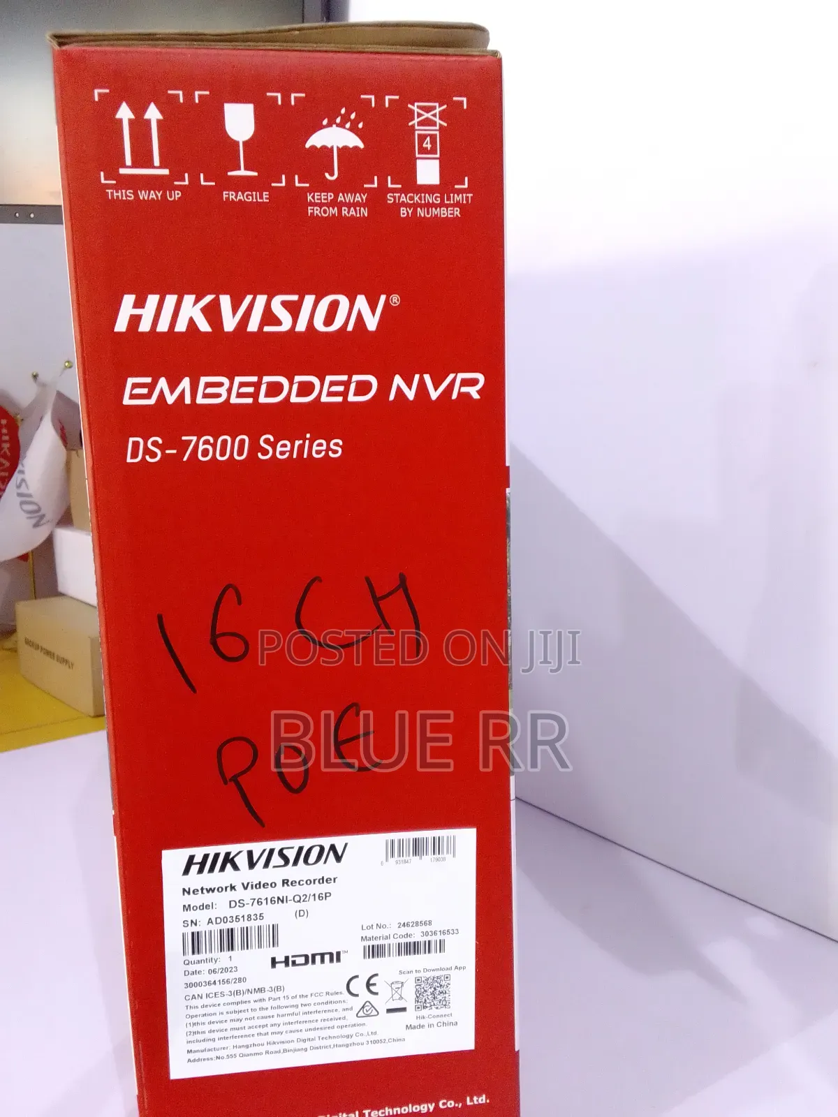 16ch NVR Poe Digital Video Recorder