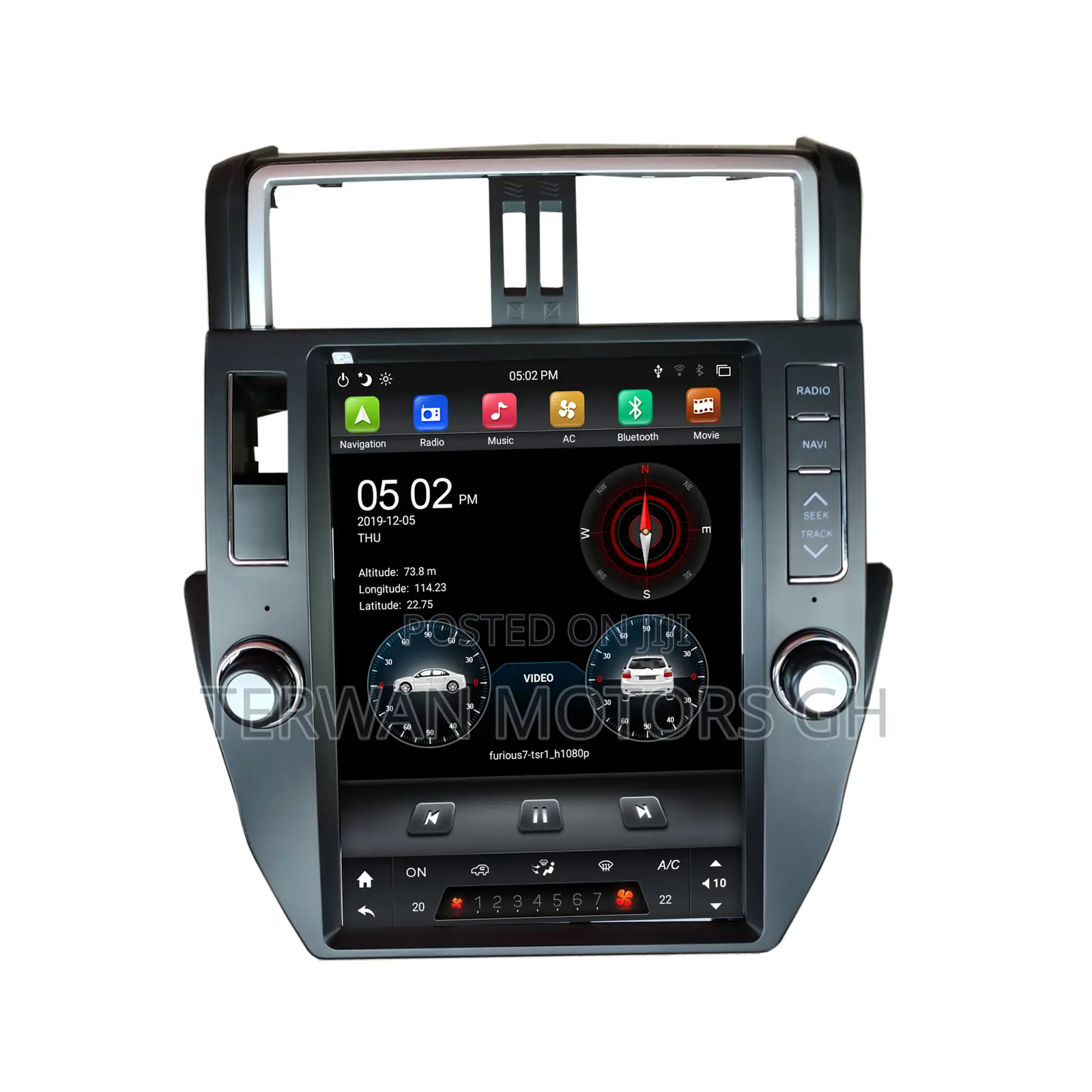 New Android Screen for Toyota Prado 2012 (Tesla)