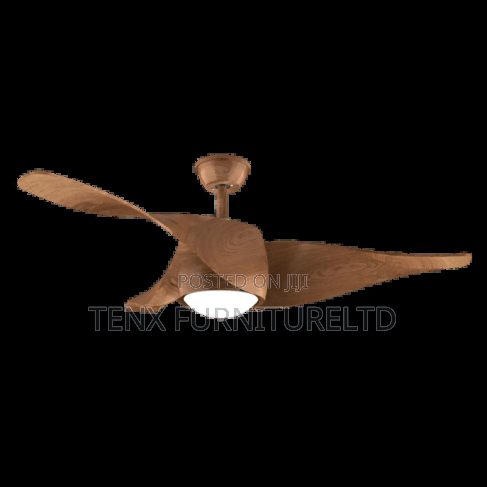 Wooden Ceiling Fan With Led Light