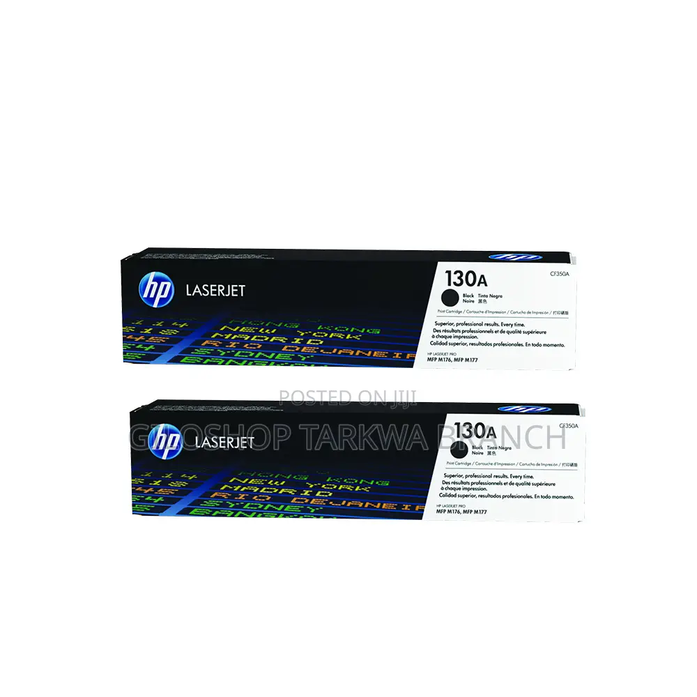 Hp 130a Black Original Laserjet Toner Cartridge, Cf350a