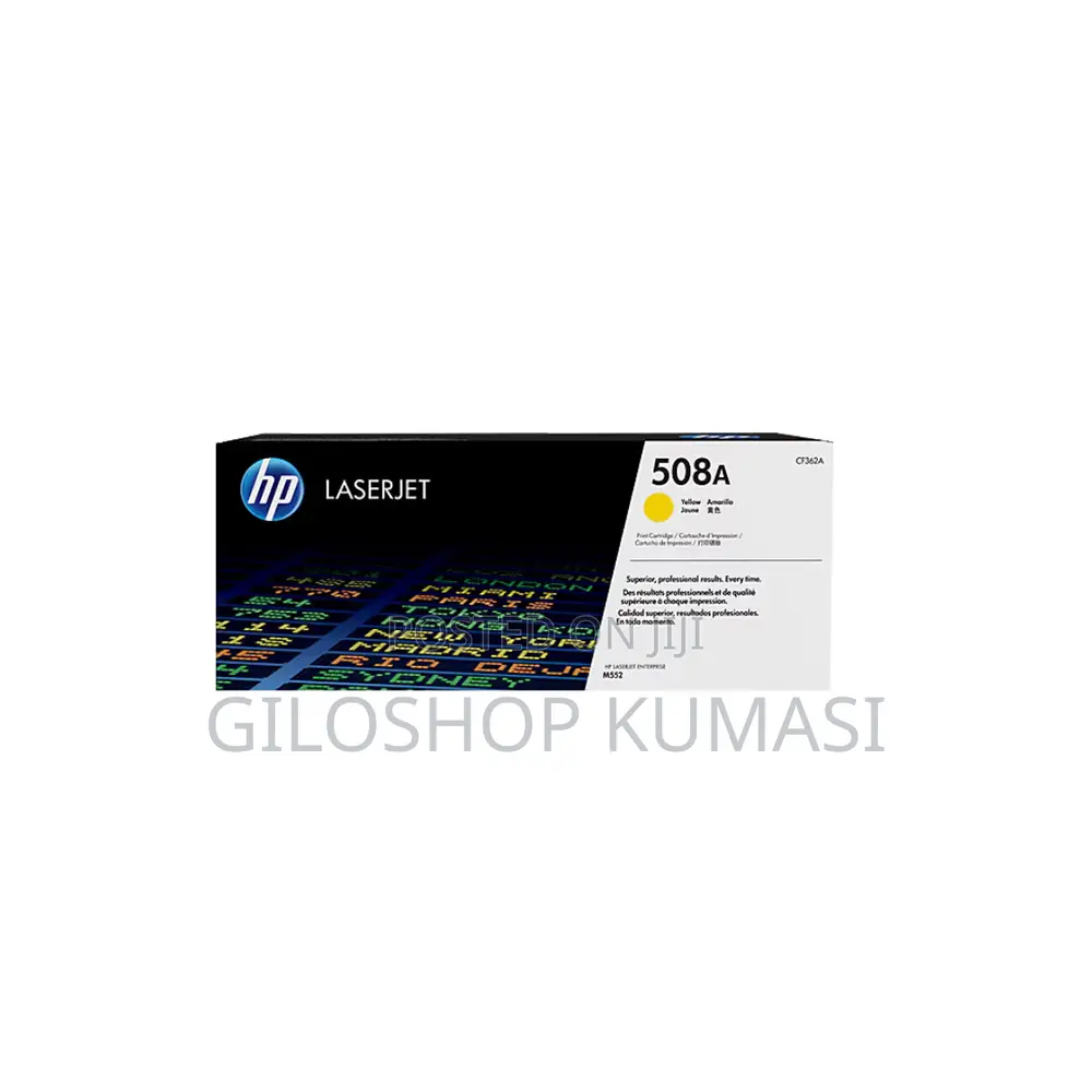 HP 508A Yellow Original Laserjet Toner Cartridge, CF362A