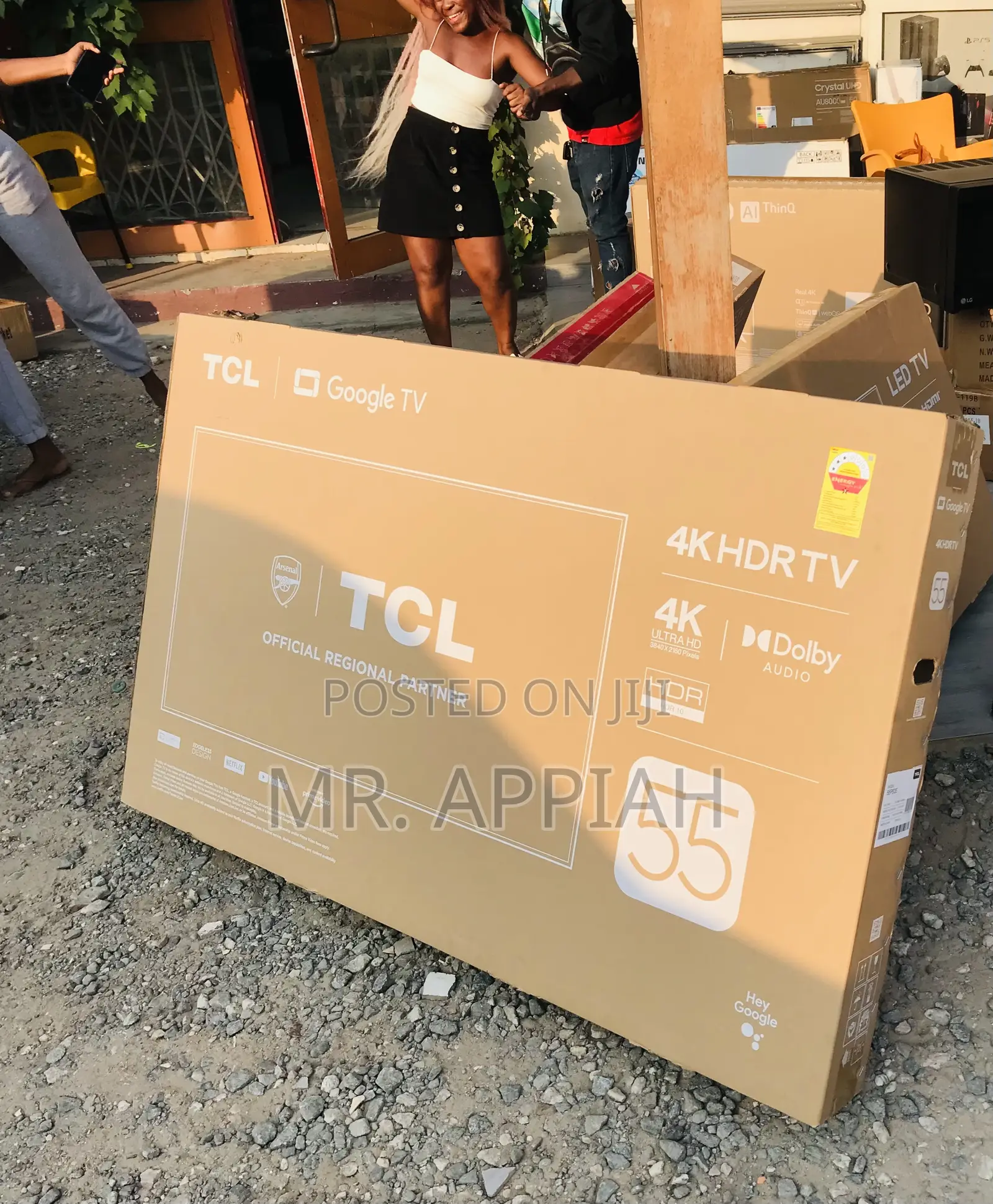Order Classic TCL 55p635 55” Smart Electric Television.