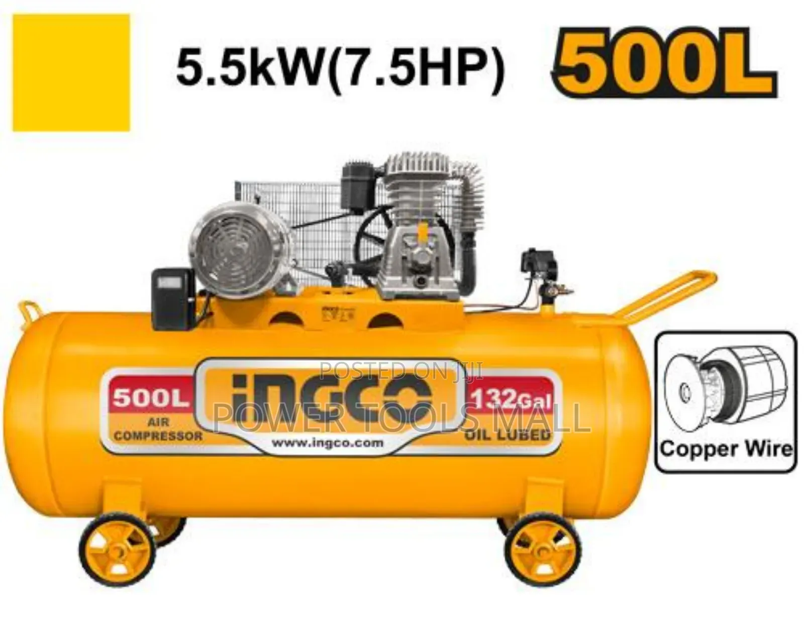 Air Compressor 500L Ingco ACG4041