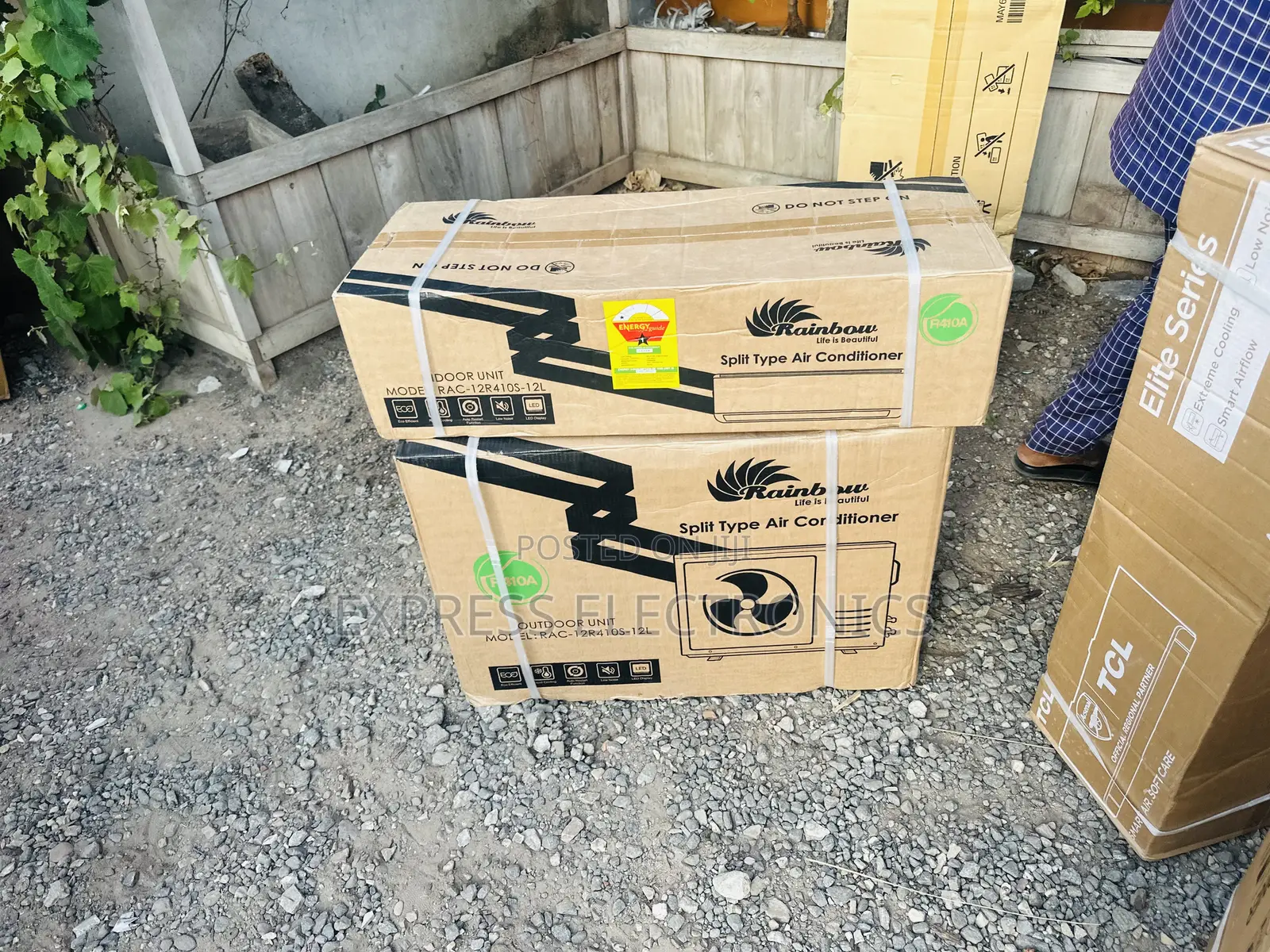 Extra Powerful Air Conditioner Split R410 Gas Rainbow 1.5hp