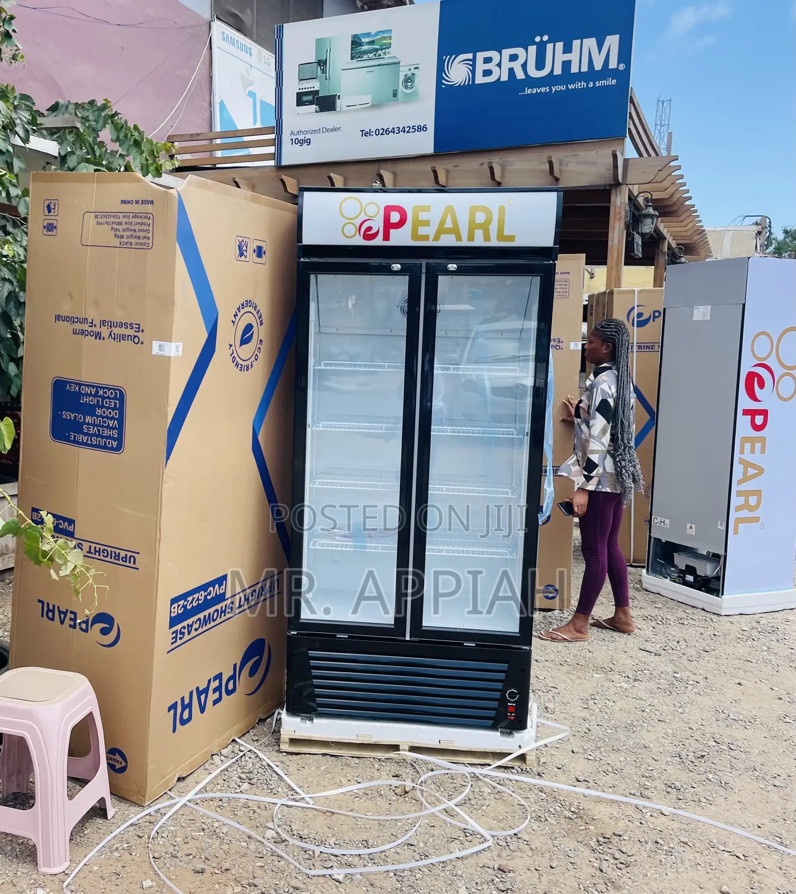 Order Authentic Pearl PVC-622 Electric Display Fridge