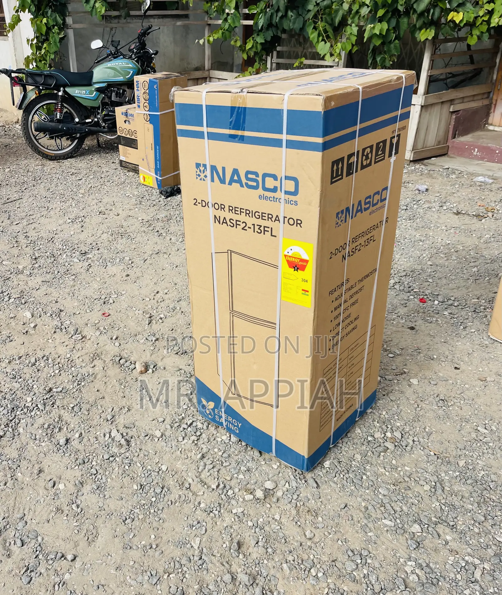 Nasco Nasf2-130 110l Double Door Electric Fridge(Silver).