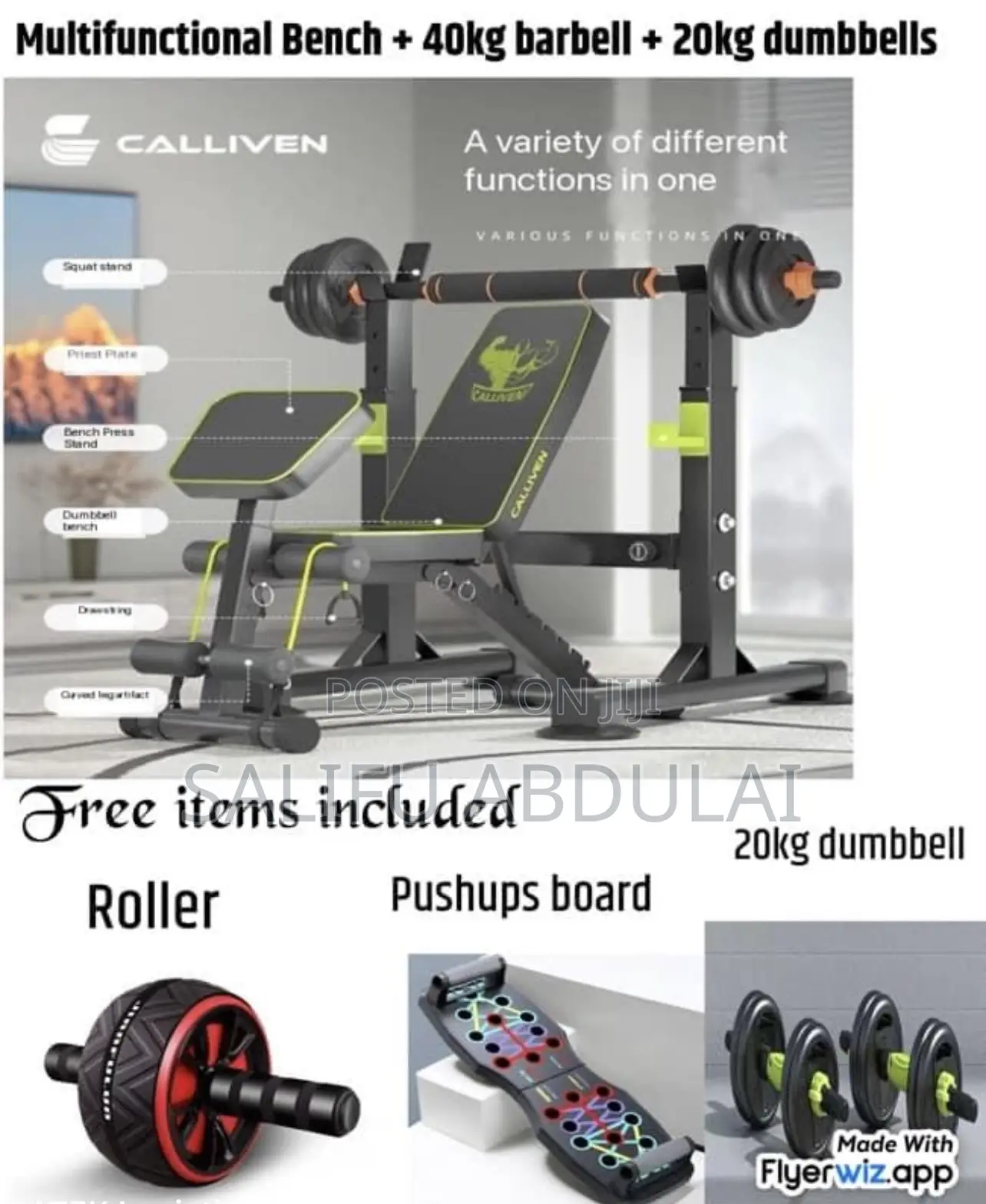 Bench Set for Workout