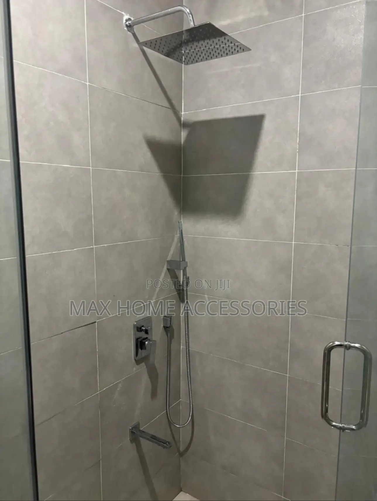 Silver Concealed Shower