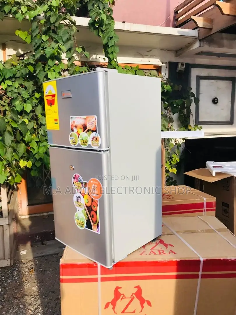 Compact Galaxy Table Top Double Door Fridge