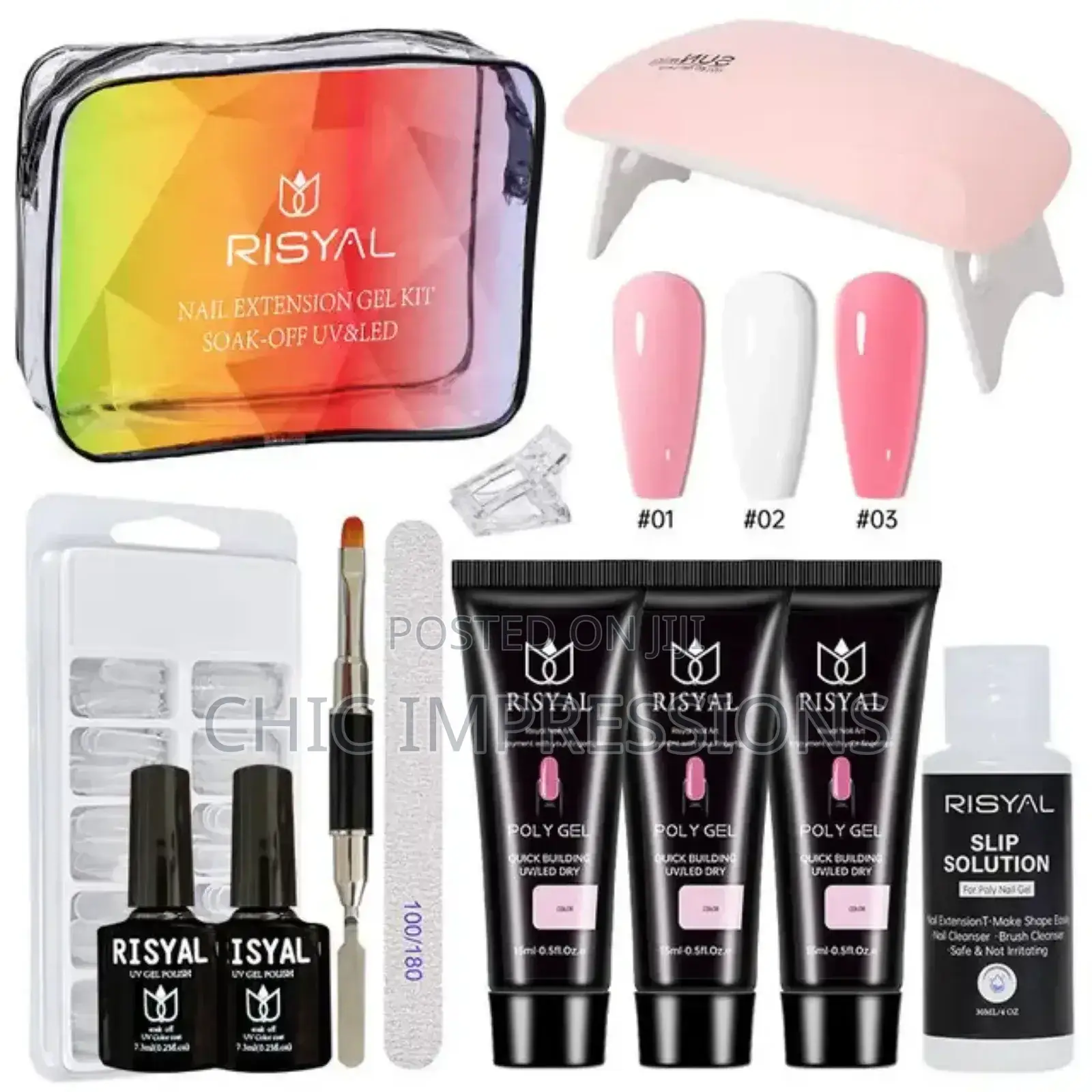 12pcs Nail Extension Gel Kit 30ml