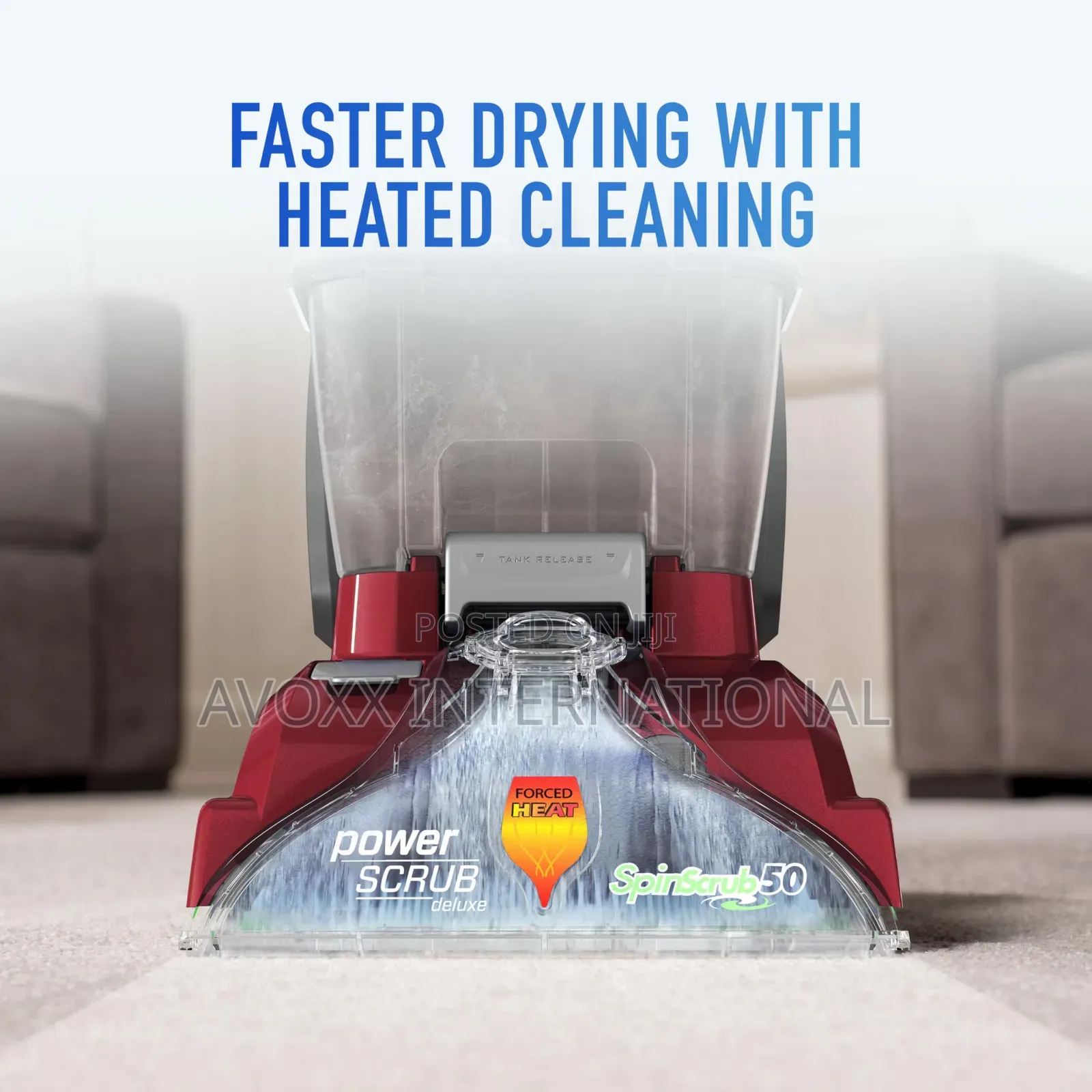 Hoover Power Scrub Deluxe Carpet Cleaner Machine, FH50150