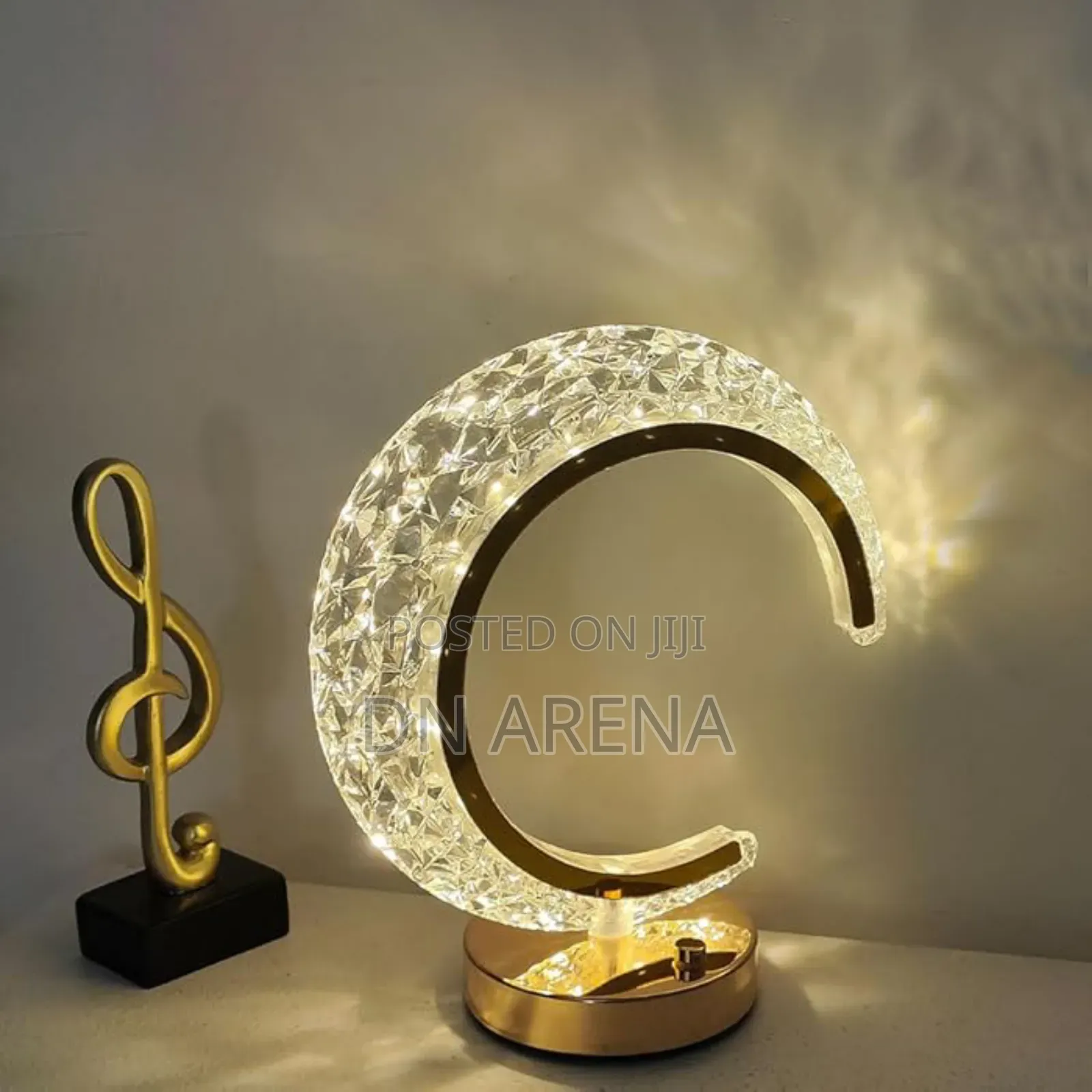 Acrylic Stars Moon Bedside Lamp Touch and Dimmable