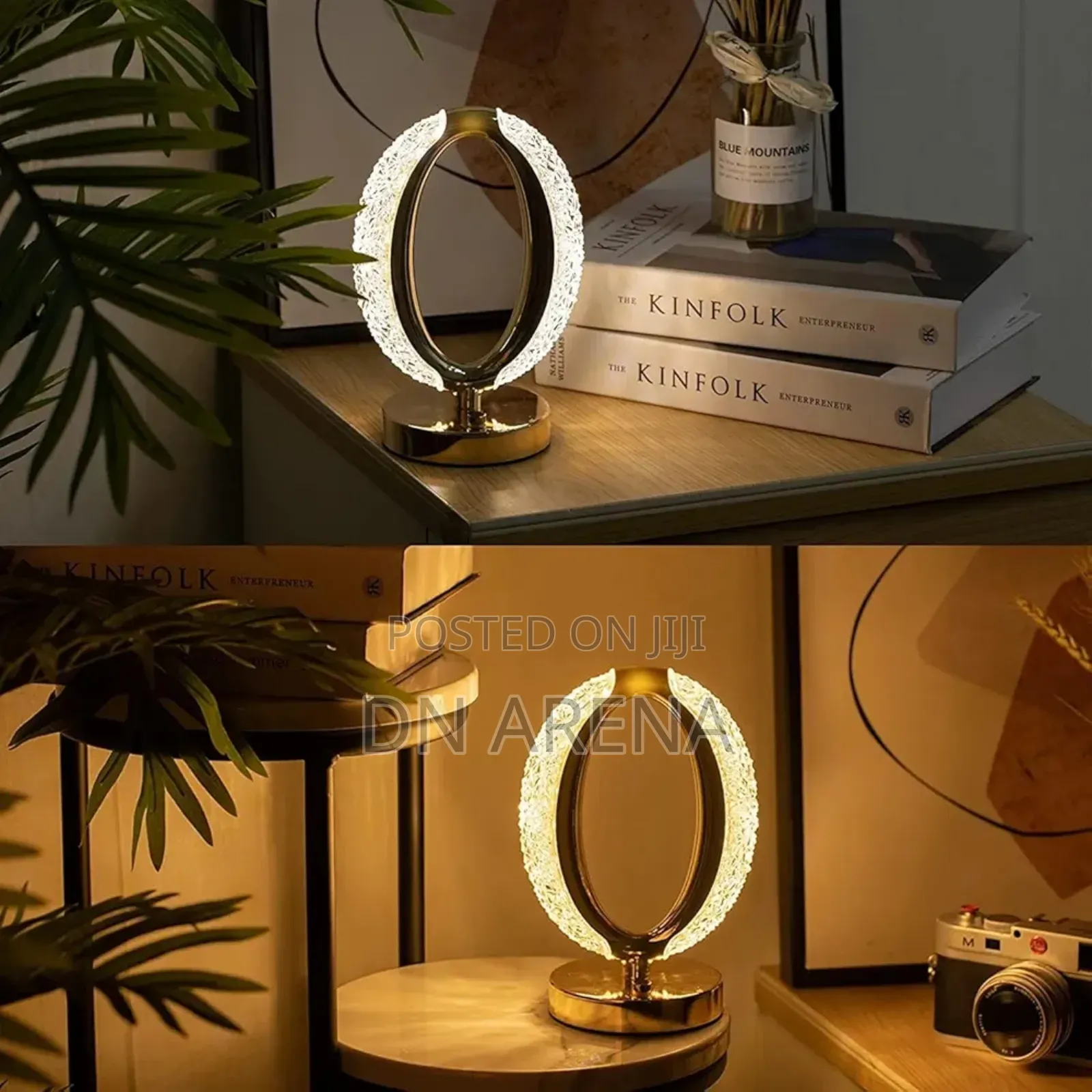 Crystal Table Lamp | Table Lamp | 3 Colours | LED Wireless