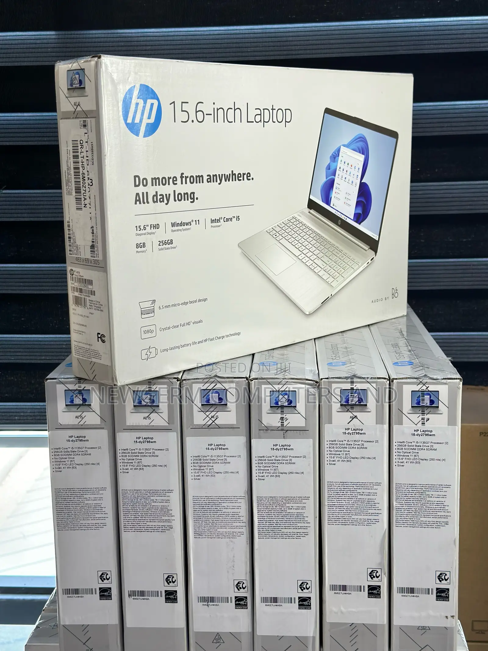 New Laptop HP 15 8GB Intel Core I5 SSD 256GB