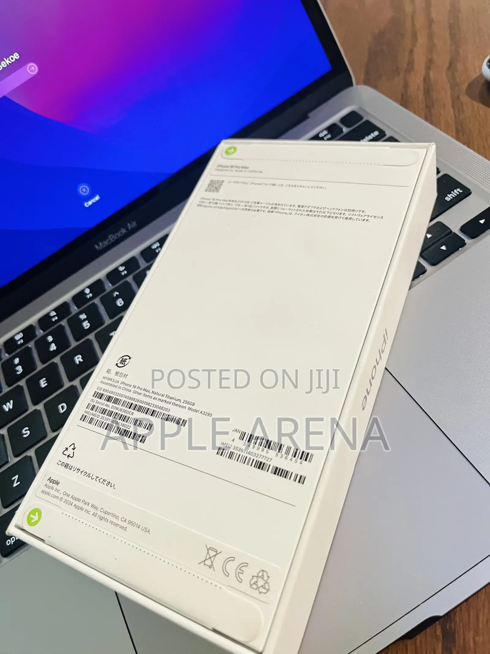 New Apple iPhone 16 Pro Max 256 GB Black