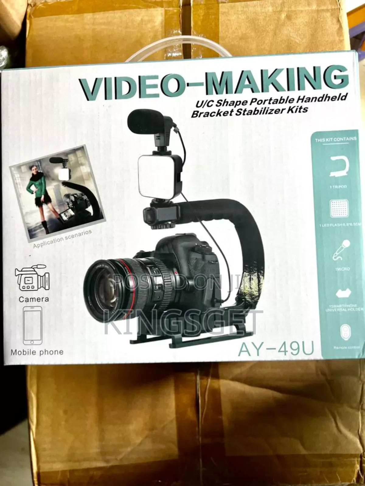 Handheld Bracket Stabilizer Video Making Kit