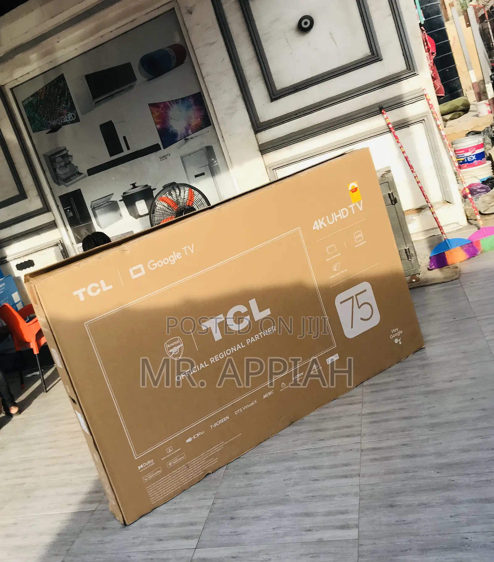Order Classic TCL 75” Ultra Hd Google Tv(75p755)Black