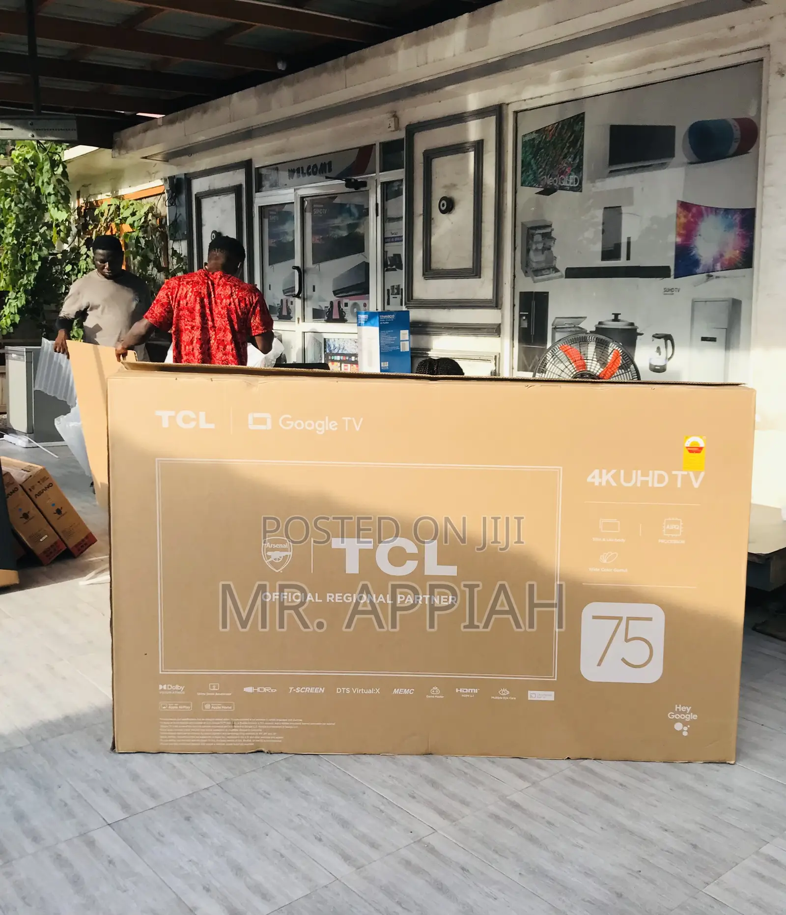 Order Classic TCL 75” Ultra Hd Google Tv(75p755)Black