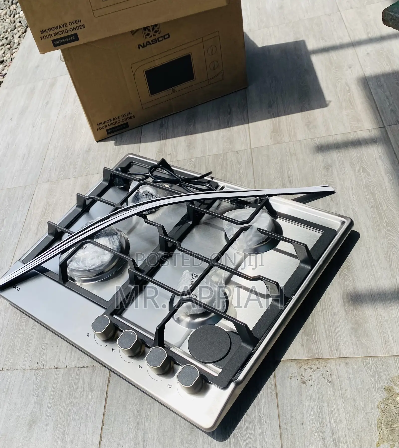 Original Midea 60g50me 60cm 4 Gas Built-in Cooker(Gray)