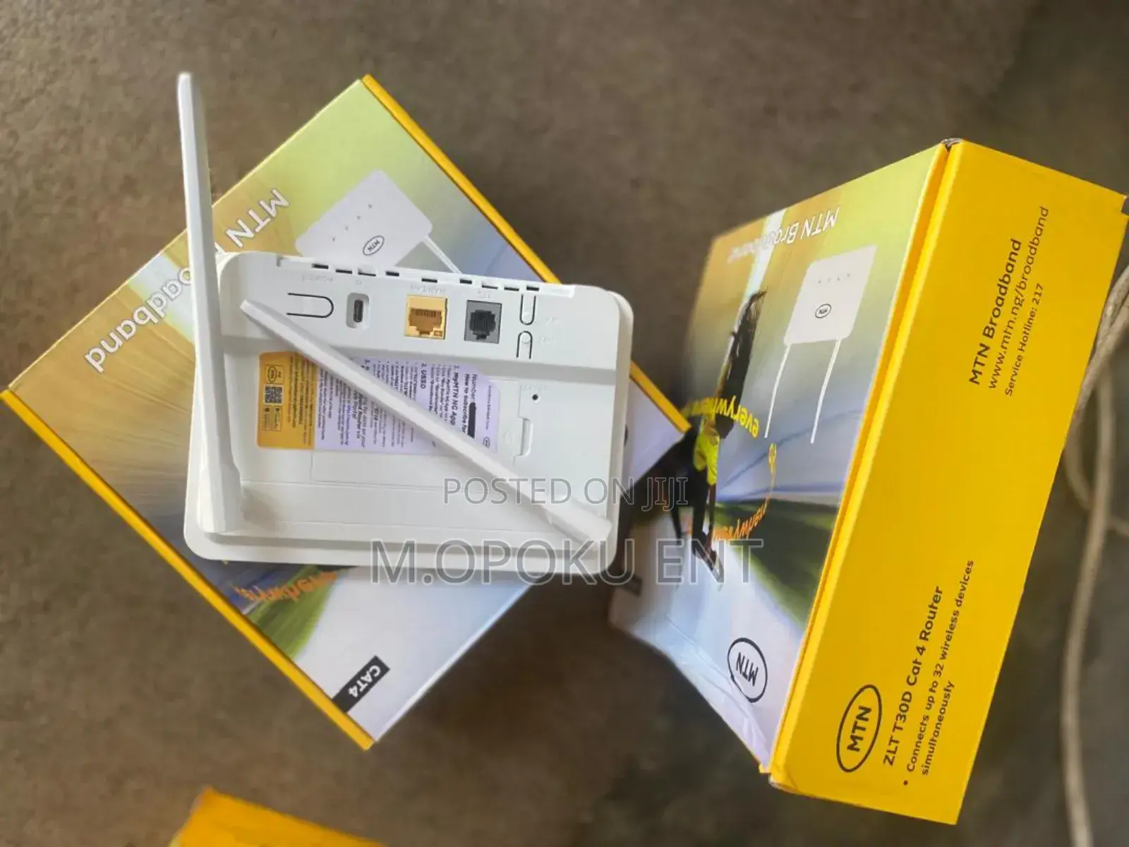 MTN Broadband ZLT T30d Cat 4 Router Universal