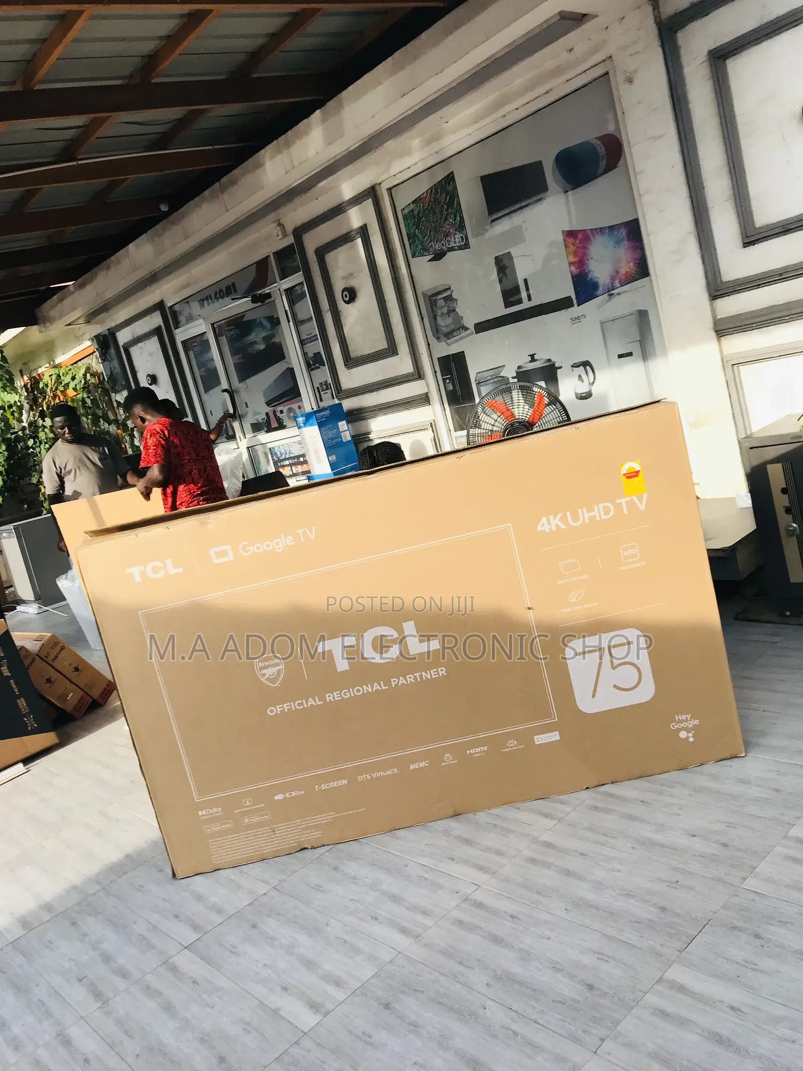 Order Classic TCL 75p755 75” Ultra HD Google Tv.