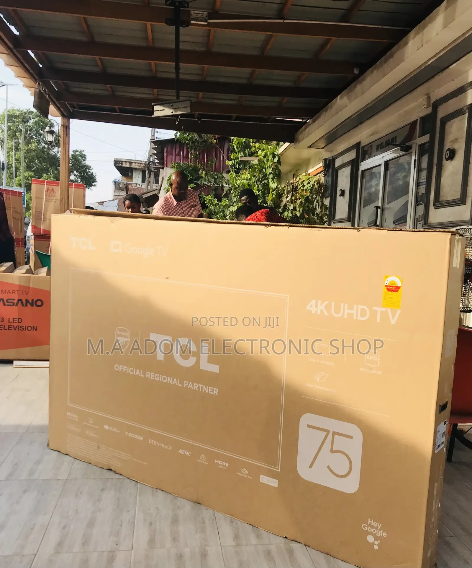 Buy Authentic Midea 75p755 75” Uhd Smart Google Tv.