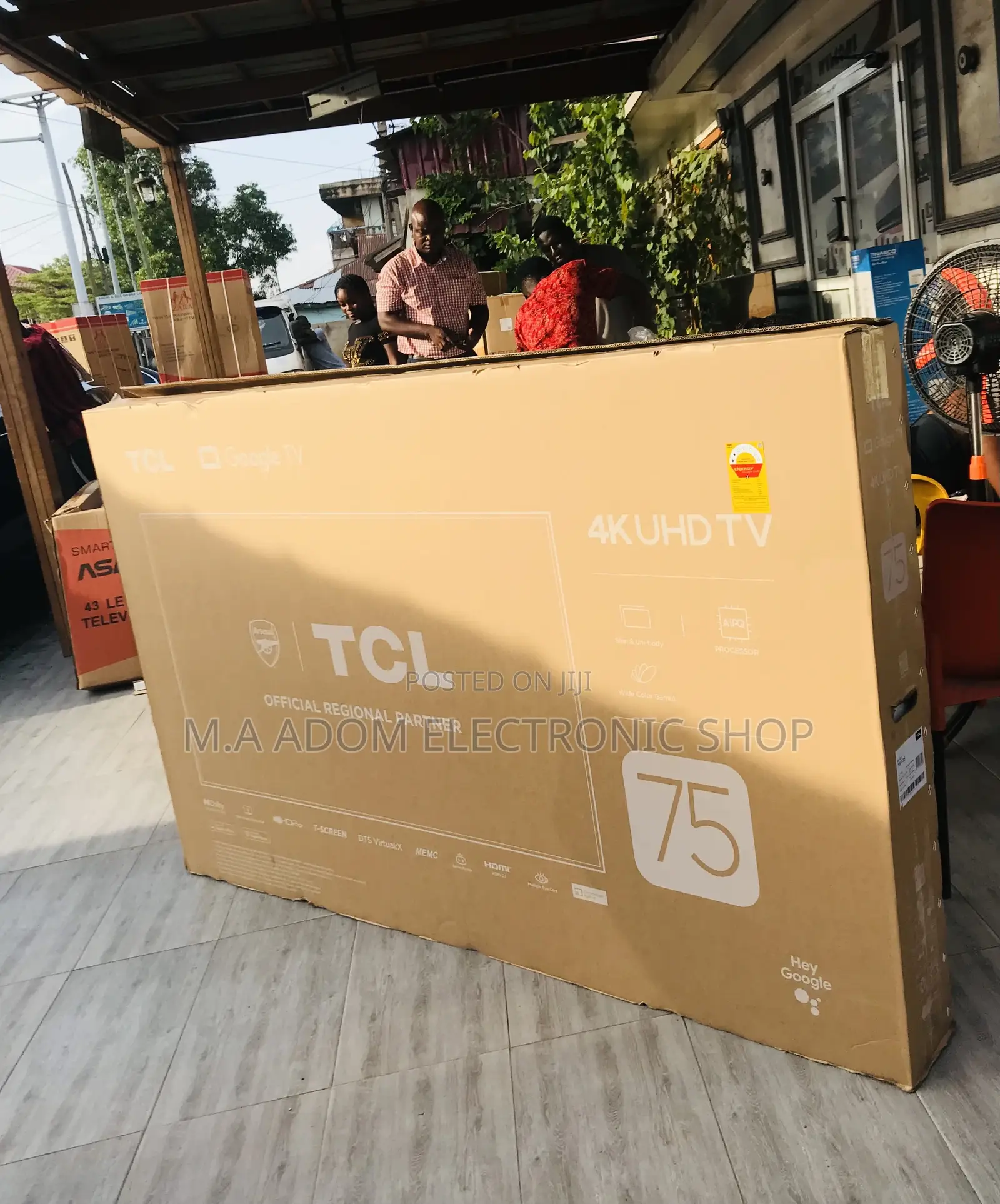 Buy Authentic Midea 75p755 75” Uhd Smart Google Tv.