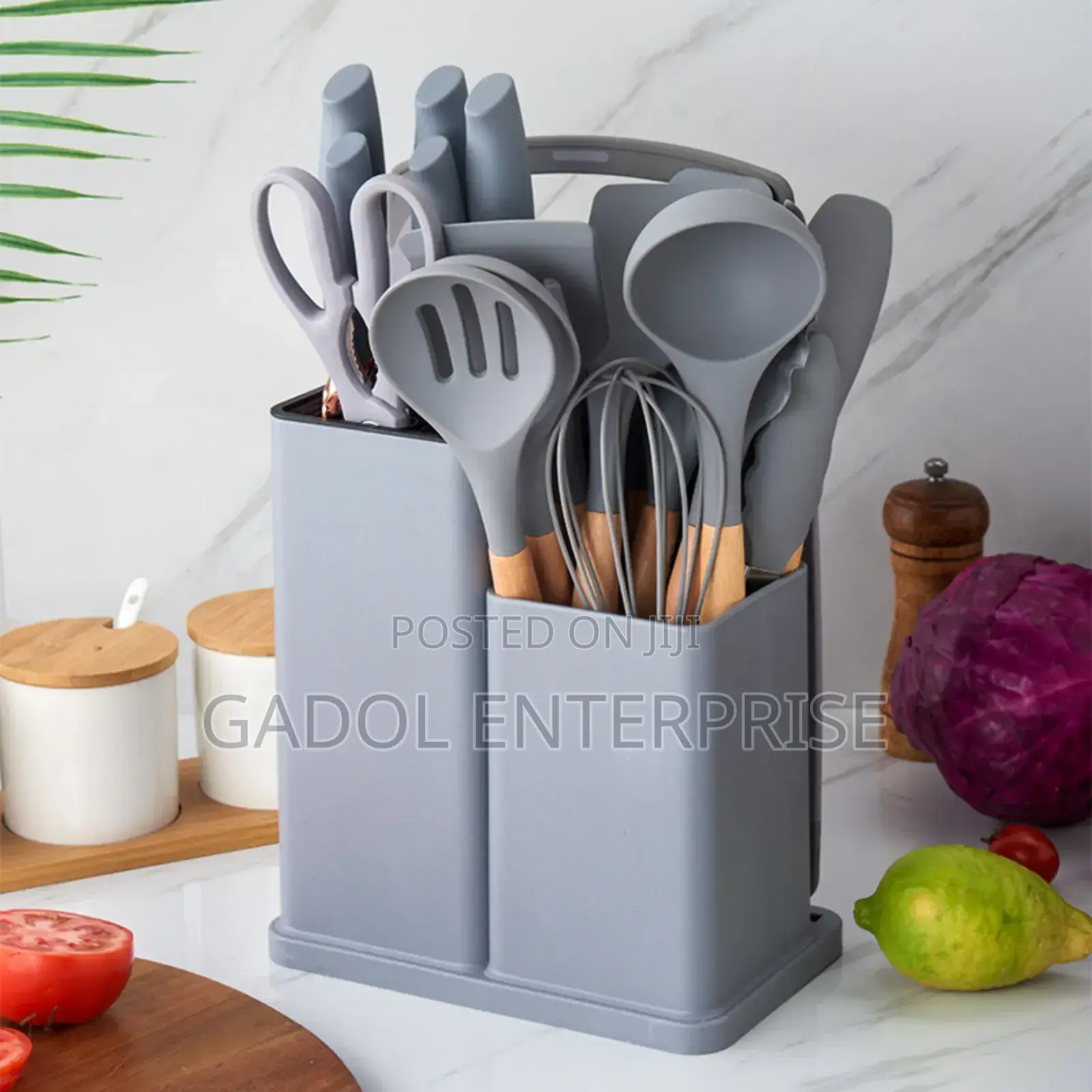 19 Pieces Silicone Ladle Set
