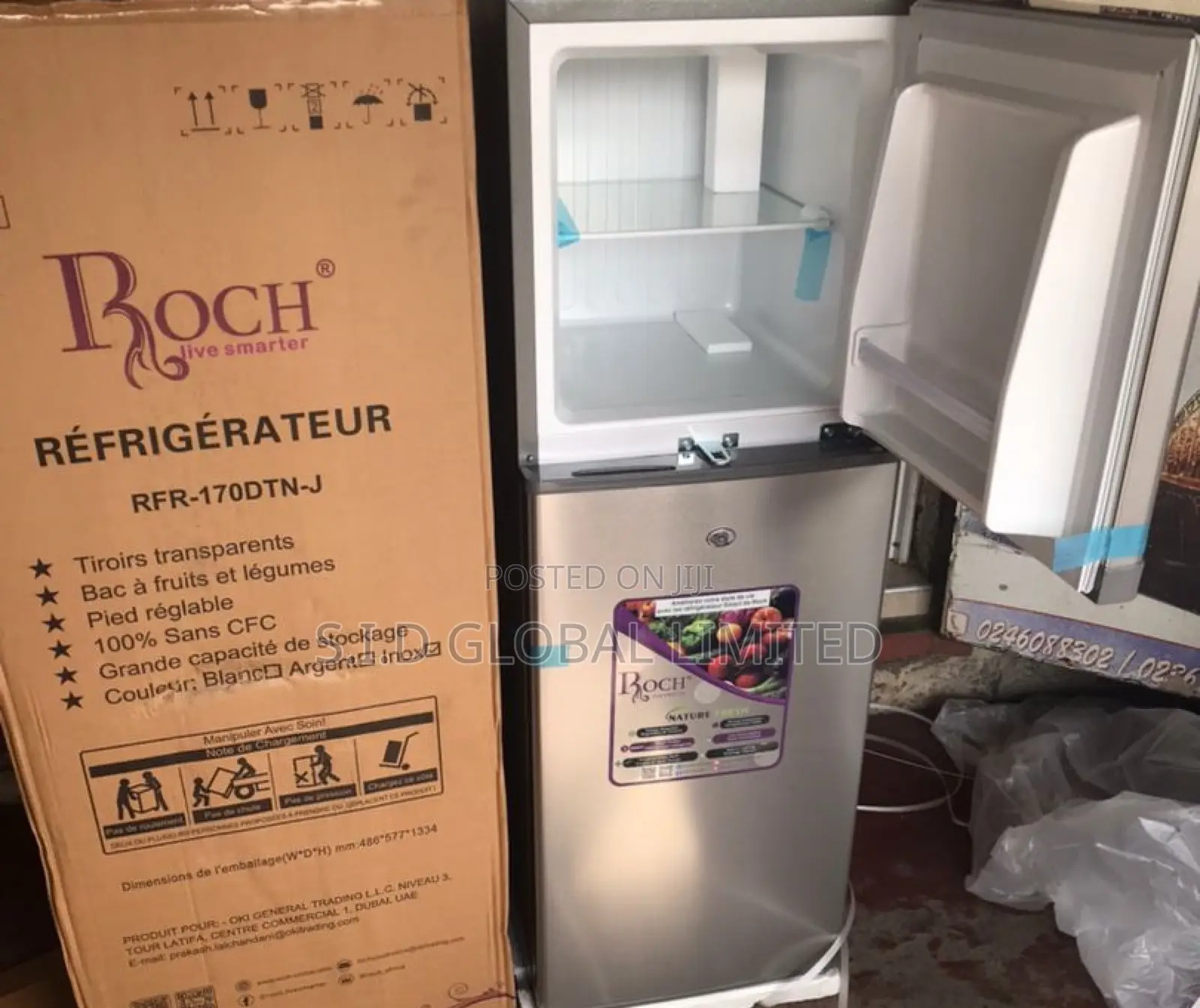 Food Preservation With Roch 138L Double Door Fridge