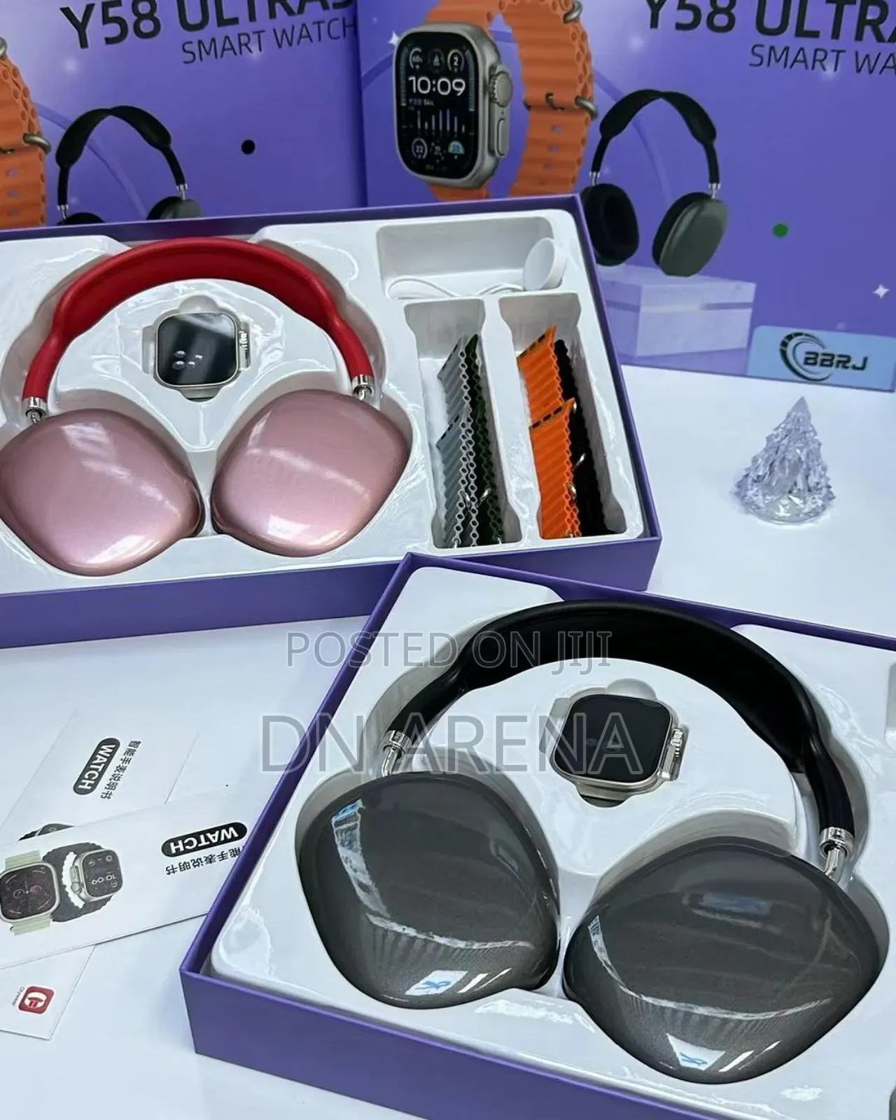 Y58 Ultra Smart Watch With P9 TWS Headset