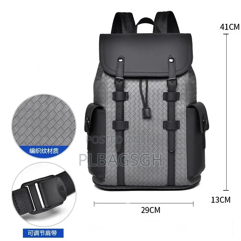 Potable Leather Backpack for 15.6 Inches Laptop at Plbagsgh