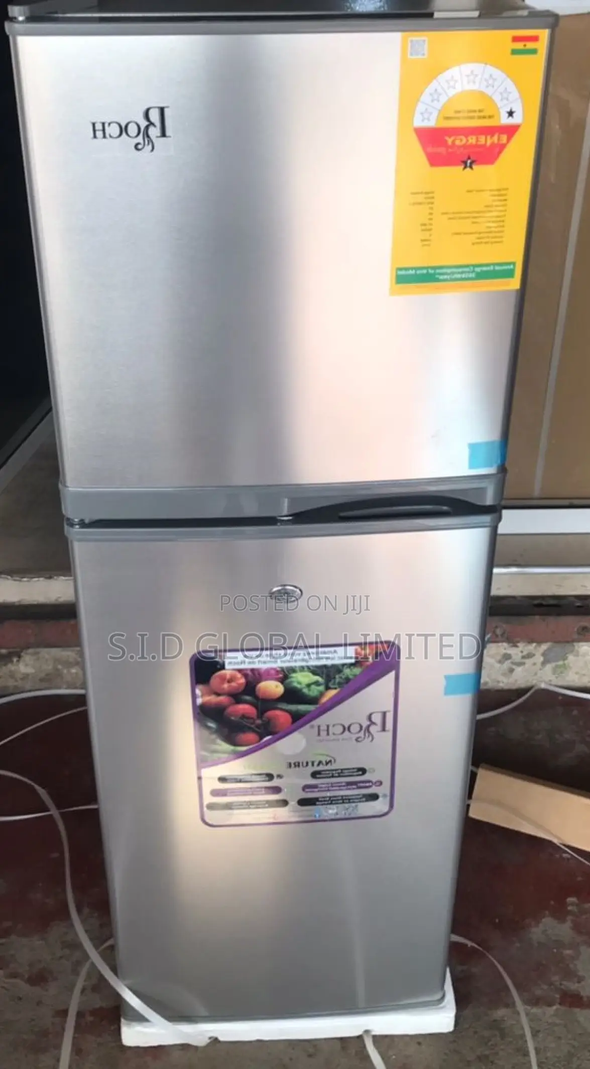 Cold Food Roch 138L Double Door Fridge (RFR-170DT-J)