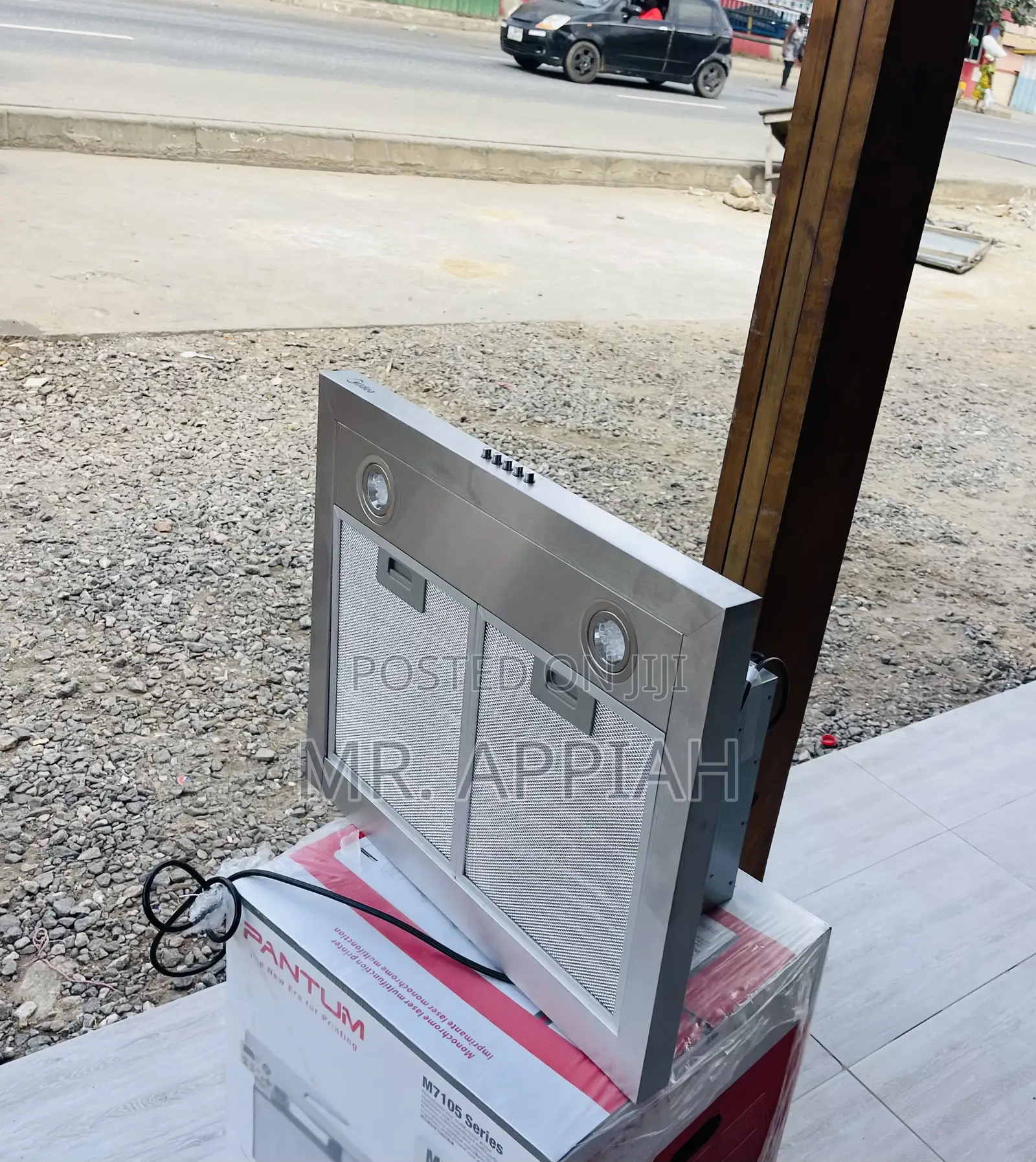 Lovely Midea 60m21 60cm Electric Cooker Hood(Silver).
