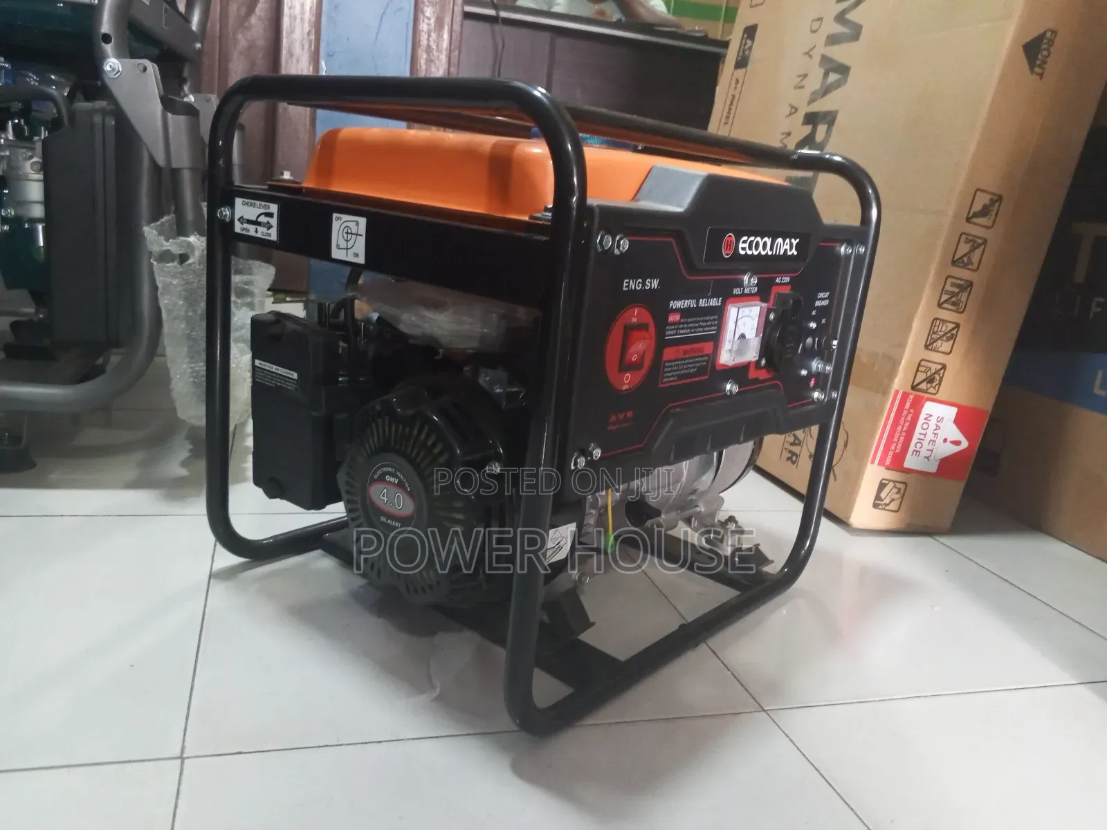 Brand New Generator Ecoolmax 4.0kva Silent Petrol Generator