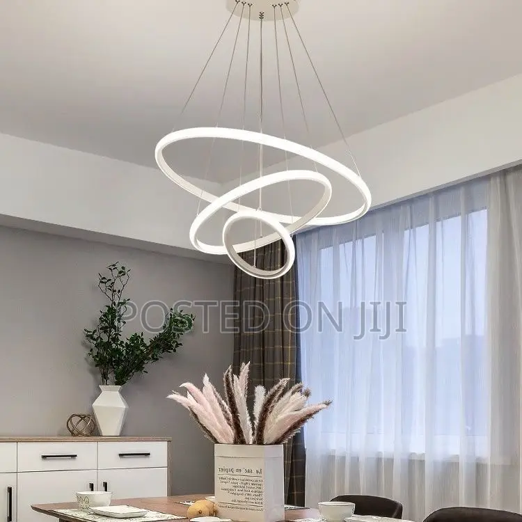 Chandelier, Nordic Dining Room Lighting, White,Black, Gold