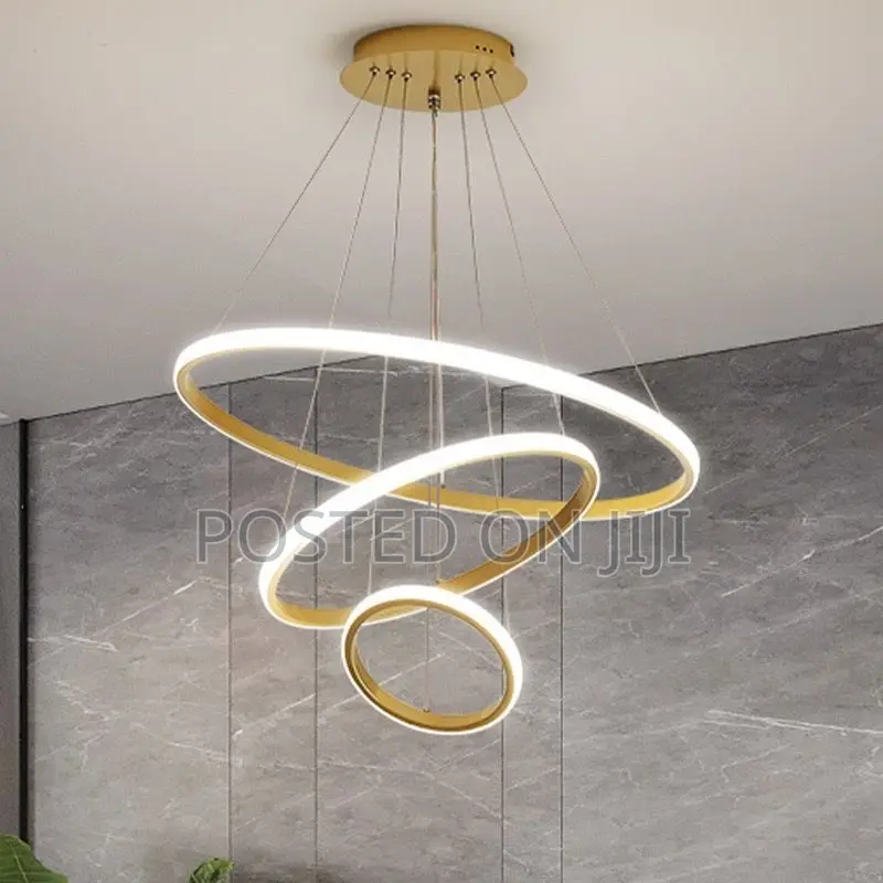 Chandelier, Nordic Dining Room Lighting, White,Black, Gold