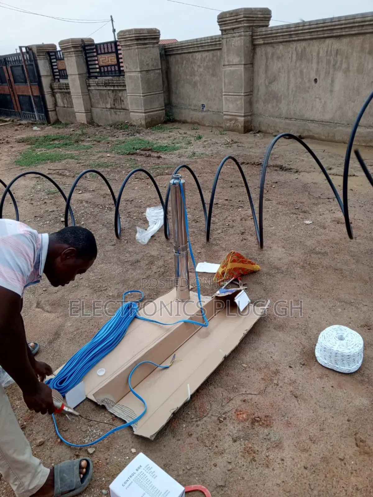 Borehole Drilling, Pump and Watertank Installation