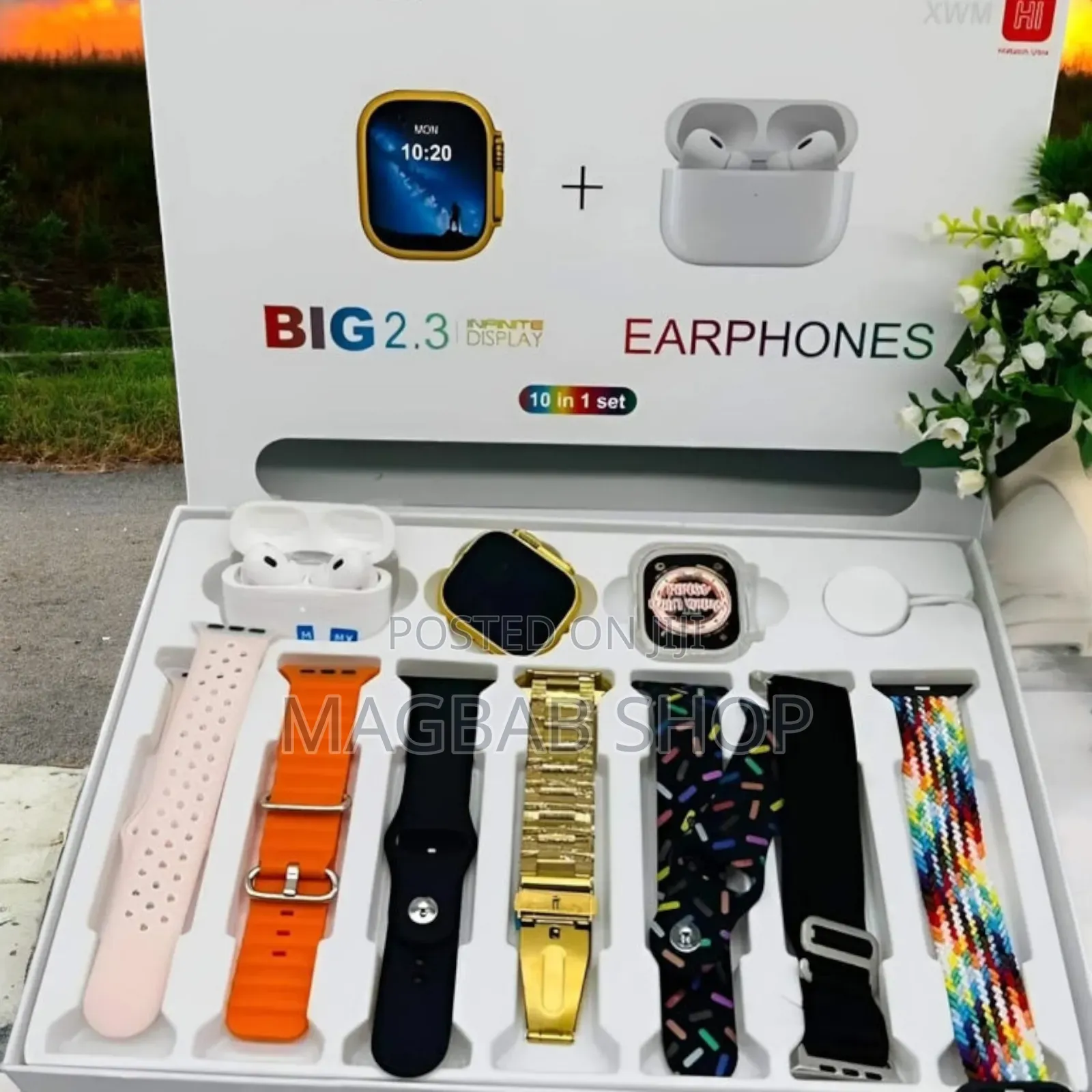 Ultra I20 Ultra Max Suit Series 8 Smartwatch (10 in One)