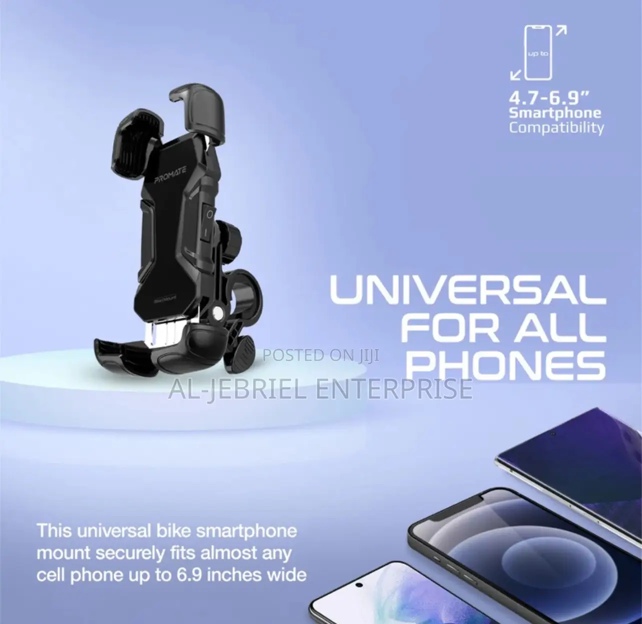 BIKEMOUNT BLACK PROMATE Quick Mounting Smartphone Bikemount