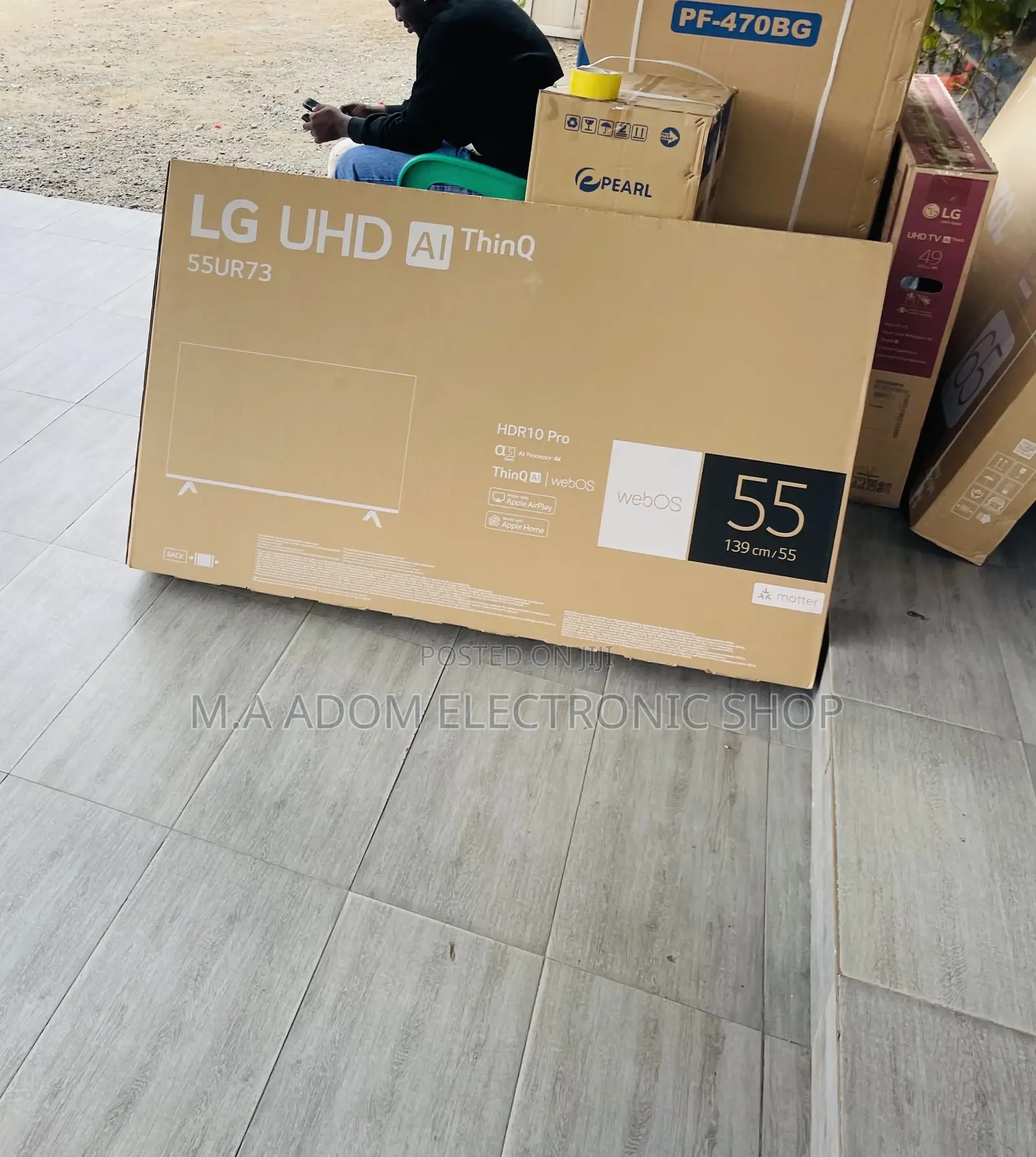 Long Lasting LG 55UR7800 55” Uhd Smart Tv(2023)Black