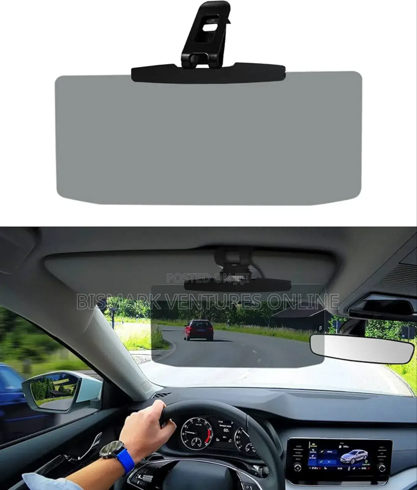 Hd Sun Visor for Car,Universal 12inch