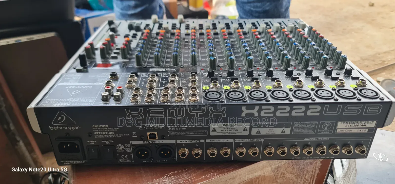 Servo 12 Ch Powered Mixer 1200w