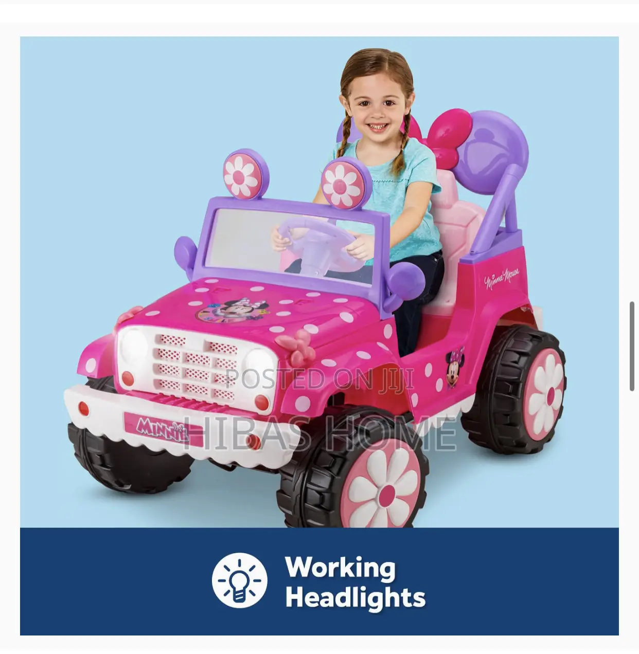 Kid Trax Disney's Minnie Mouse 6v Ride-on Car. Kids Toy Car