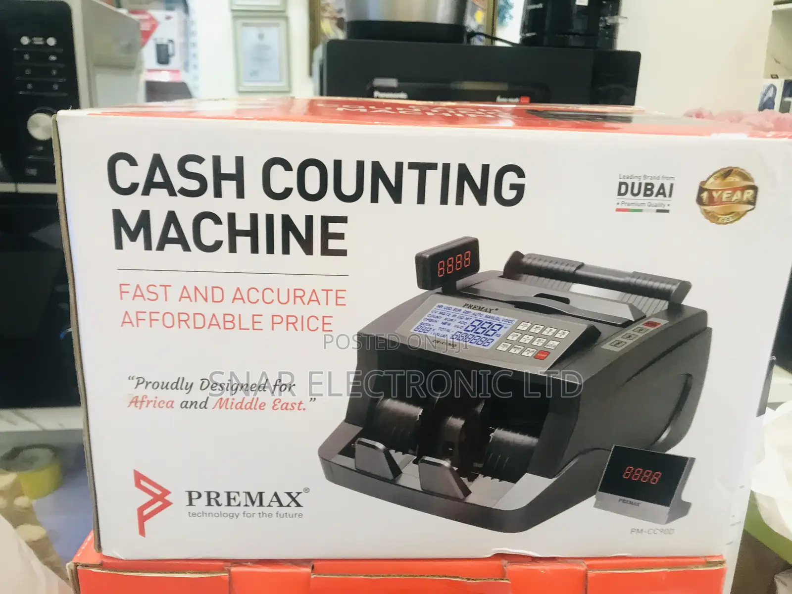 Safety Premax PM-CC90D Bill Machine With Fake Note Detection