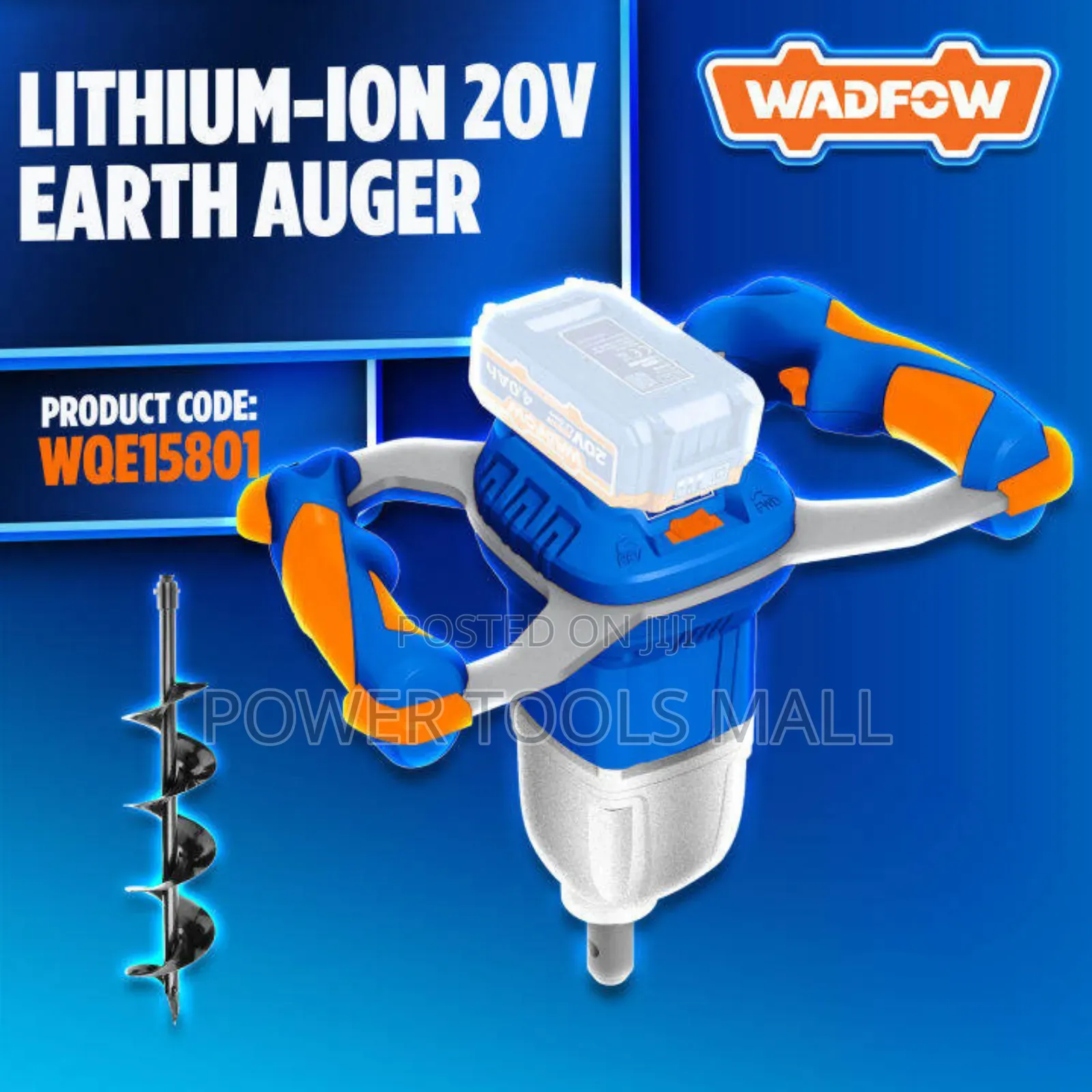 Cordless Earth Auger Wadfow