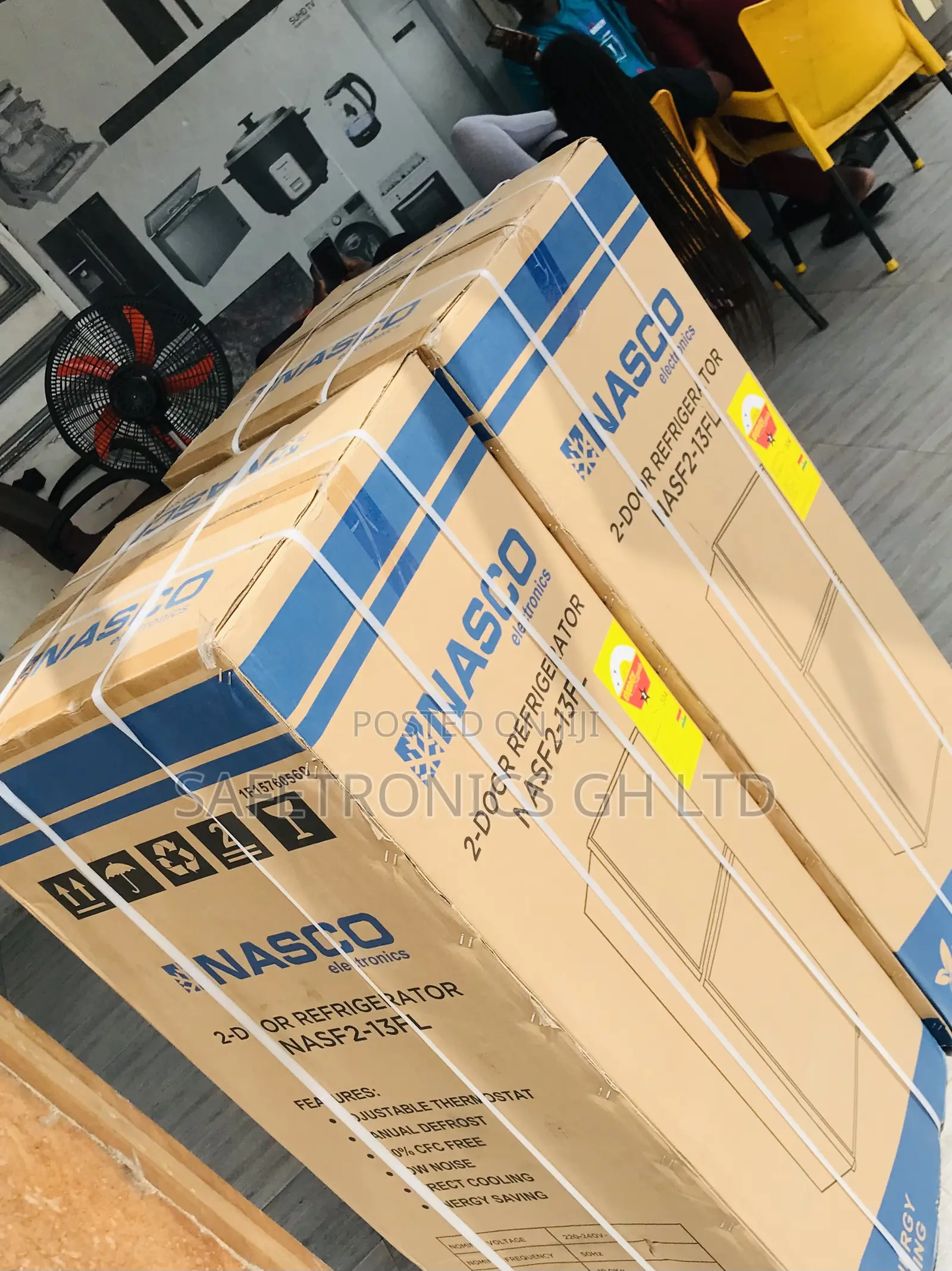 Fast Cooling < Nasco Gray 2 Doors Nasf2-13fl Top Mount