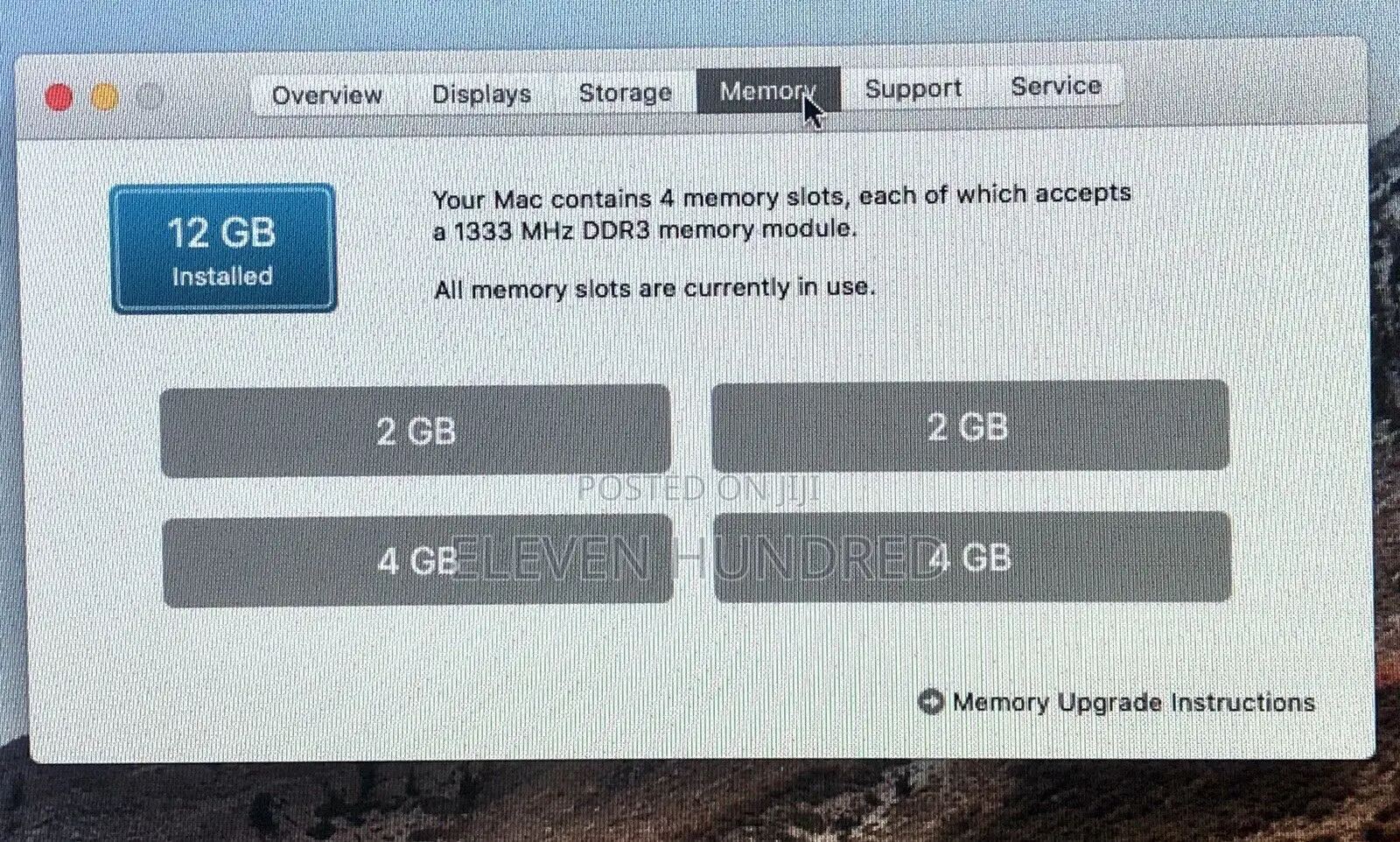 Desktop Computer Apple iMac 12GB Intel Core I5 HDD 512GB