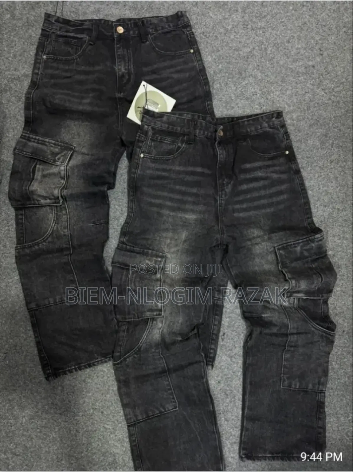 High Quality Thick N Heavy Cargo Baggy Jeans Available