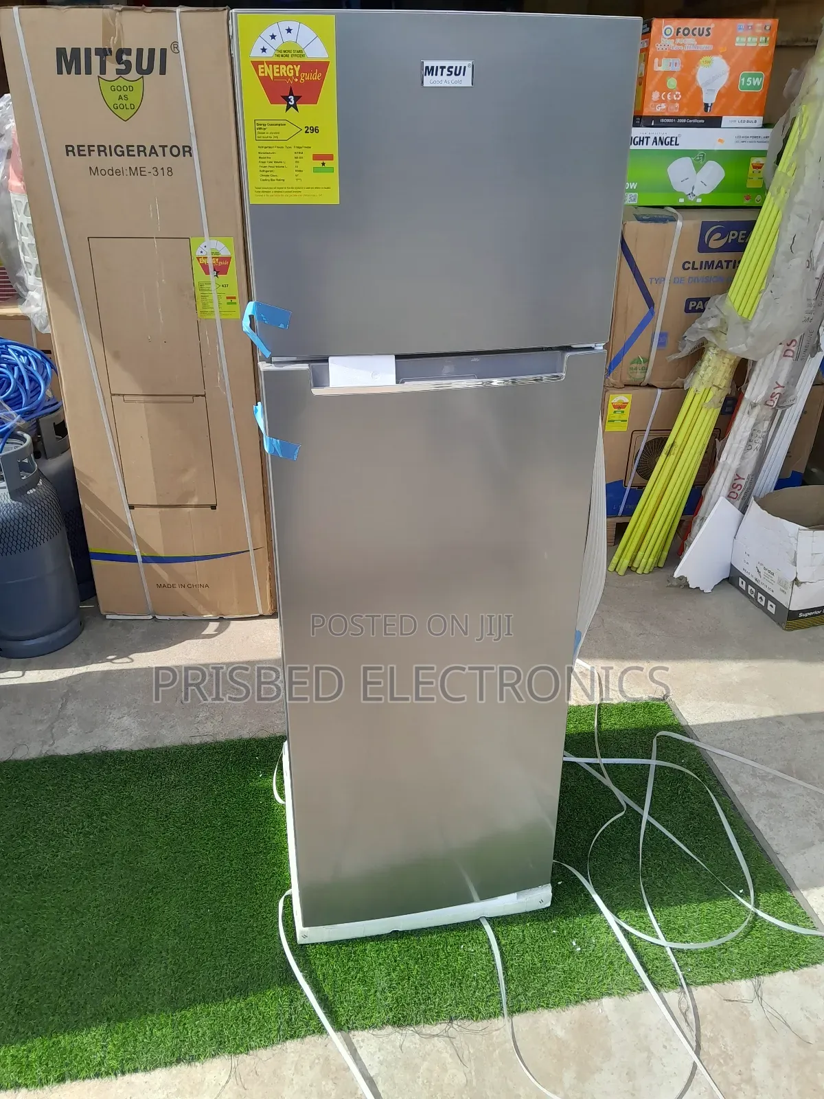 Mitsui Durable Double Door Fridge 252 Litres Top Freezer