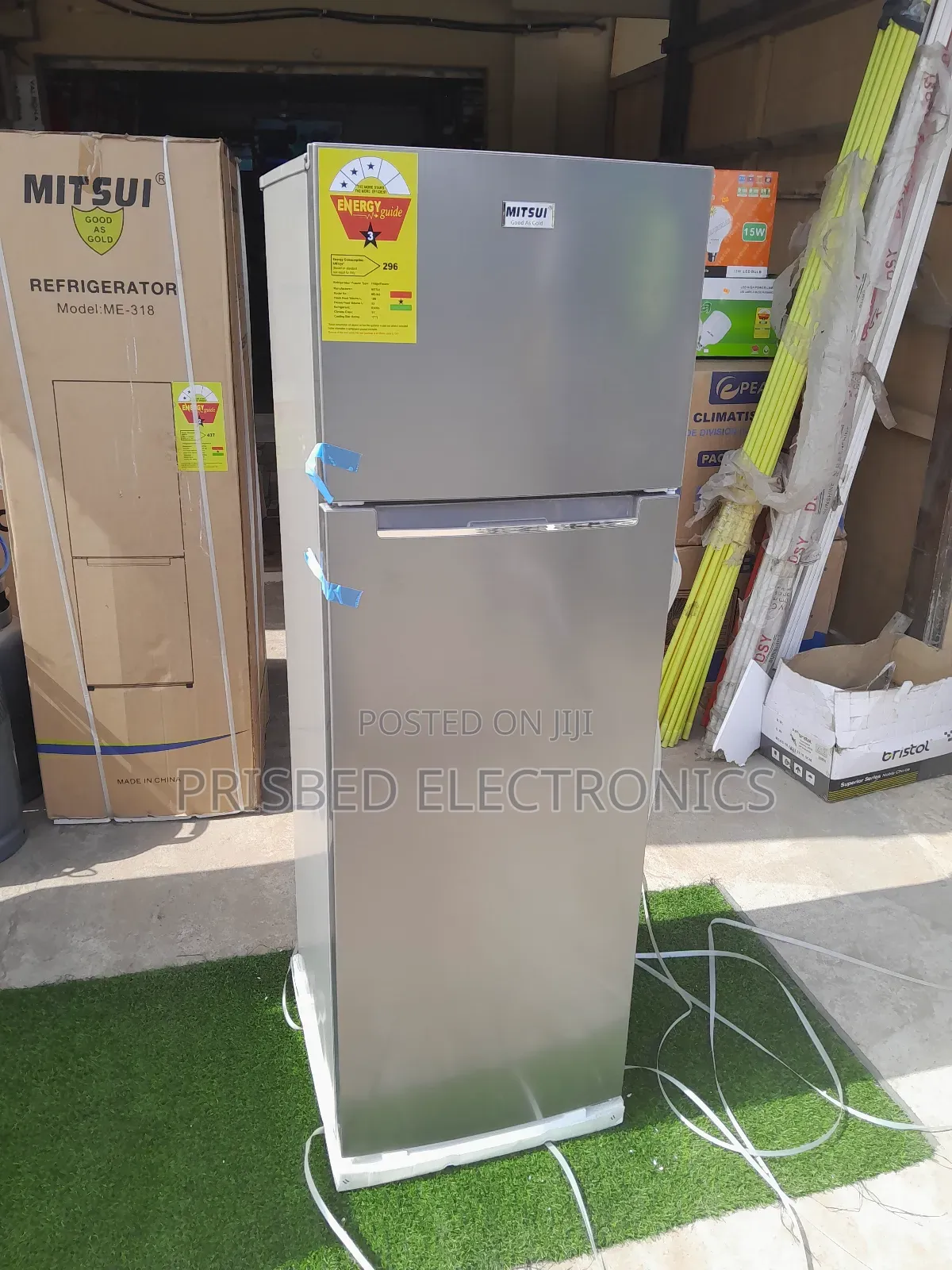 Mitsui Durable Double Door Fridge 252 Litres Top Freezer
